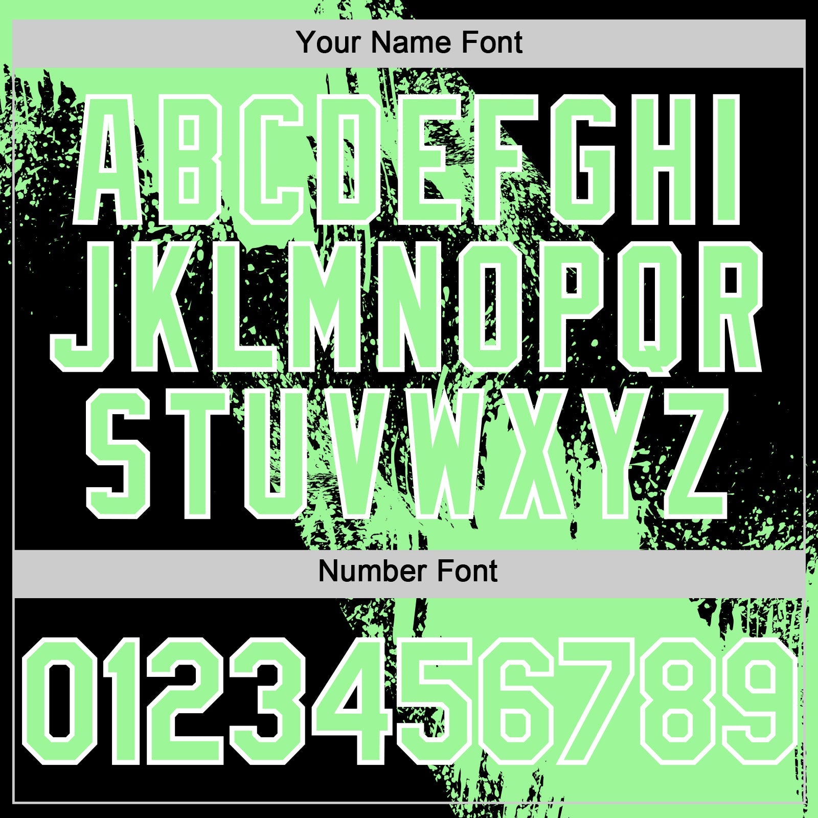 Custom Pea Green Black-White 3D Pattern Design Abstract Brush Stroke Authentic Baseball Jersey view 5