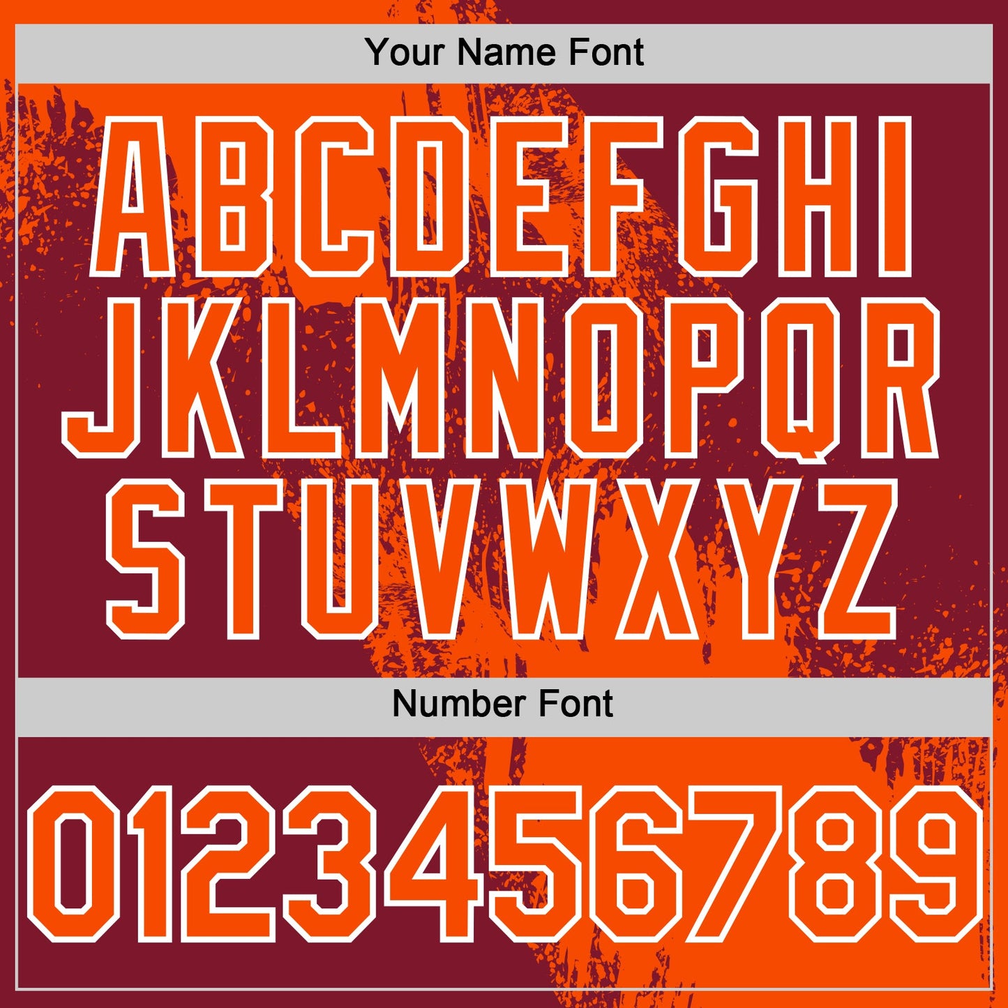 Custom Orange Crimson-White 3D Pattern Design Abstract Brush Stroke Authentic Baseball Jersey view 5