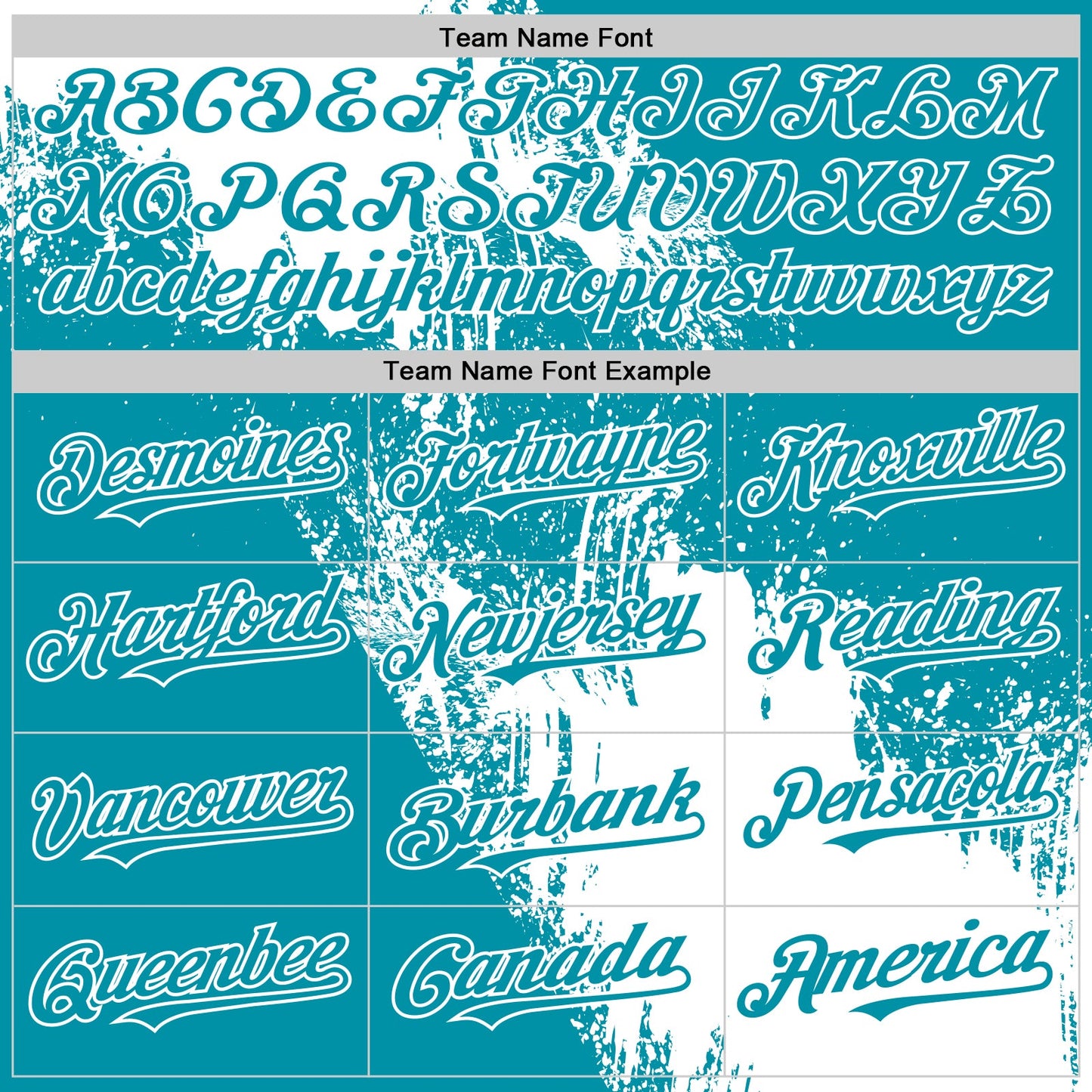 Custom White Teal 3D Pattern Design Abstract Brush Stroke Authentic Baseball Jersey view 4