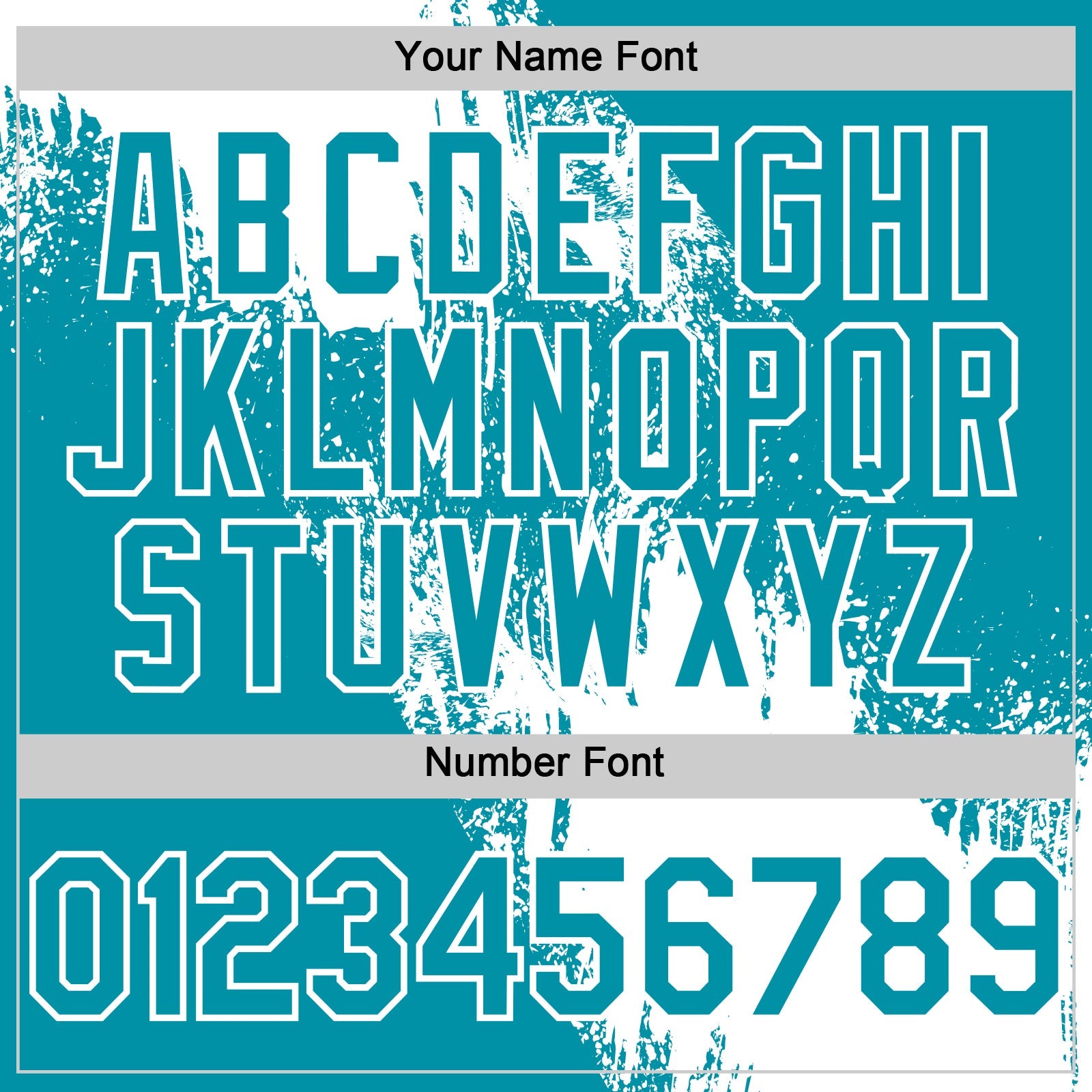 Custom White Teal 3D Pattern Design Abstract Brush Stroke Authentic Baseball Jersey view 5