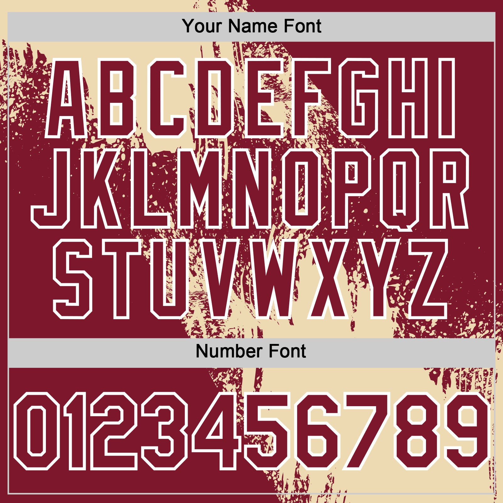 Custom Cream Crimson-White 3D Pattern Design Abstract Brush Stroke Authentic Baseball Jersey view 5