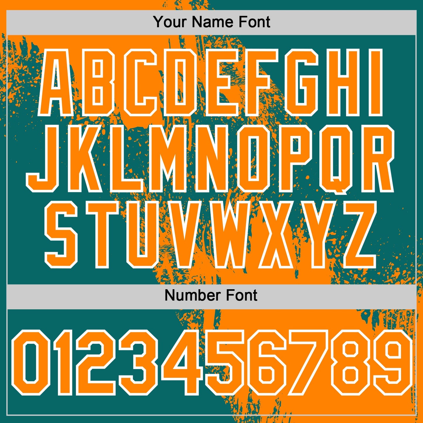 Custom Bay Orange Teal-White 3D Pattern Design Abstract Brush Stroke Authentic Baseball Jersey view 5