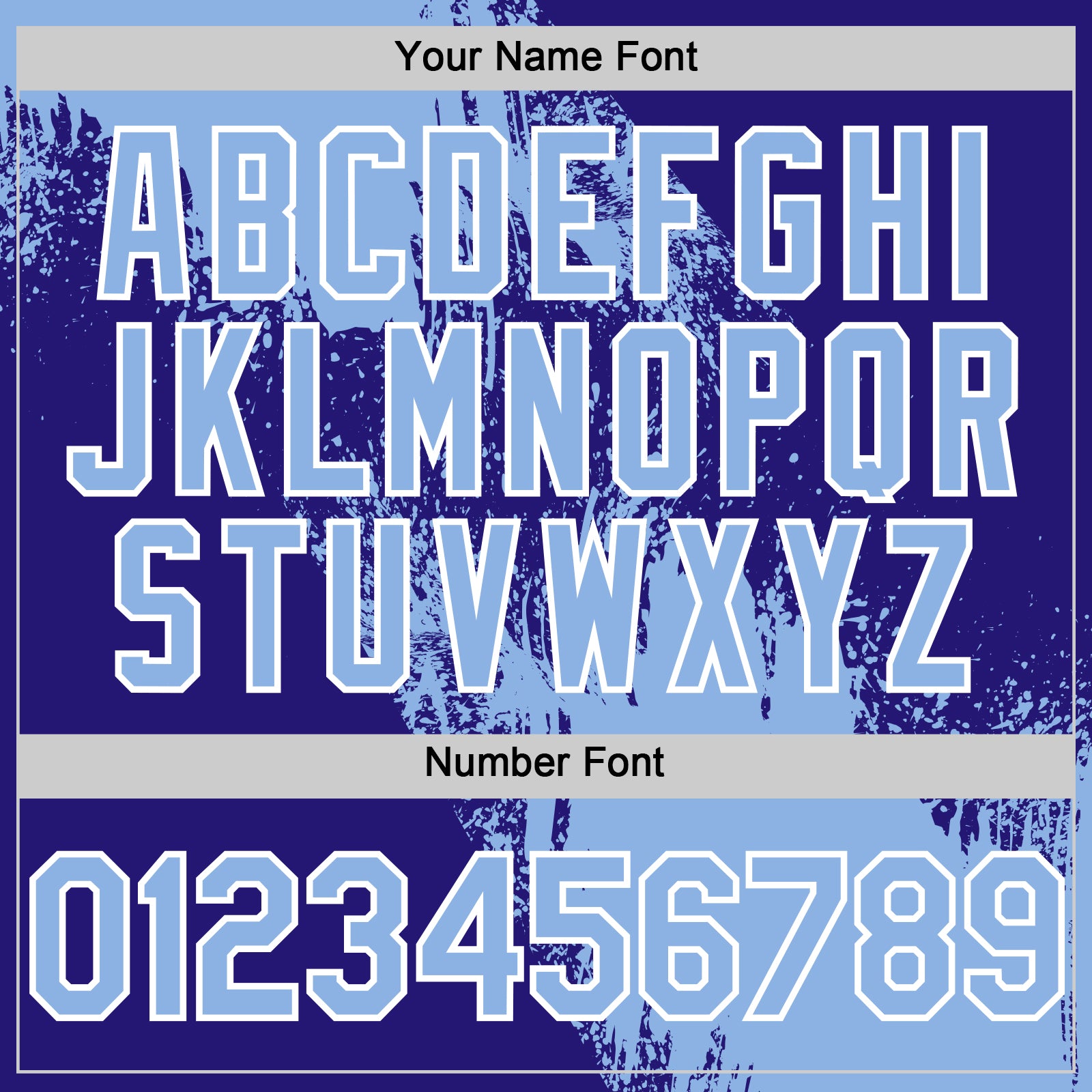 Custom Light Blue Dark Purple-White 3D Pattern Design Abstract Brush Stroke Authentic Baseball Jersey view 5