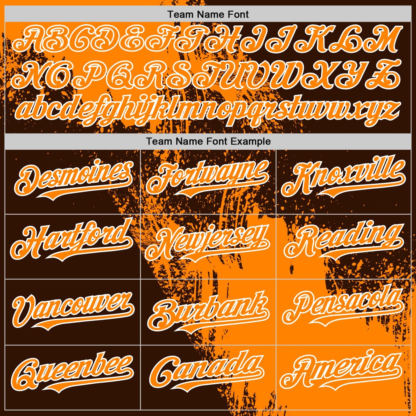 Custom Bay Orange Brown-White 3D Pattern Design Abstract Brush Stroke Authentic Baseball Jersey view 4