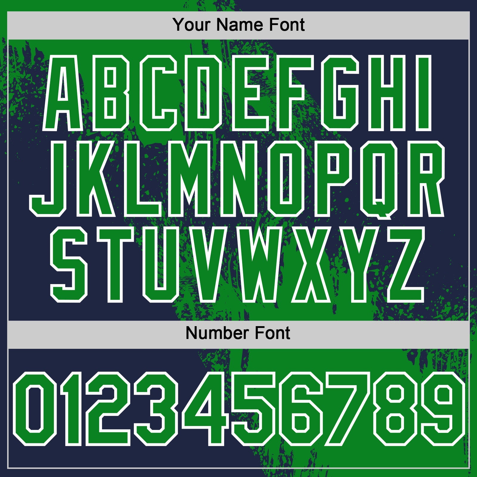 Custom Grass Green Navy-White 3D Pattern Design Abstract Brush Stroke Authentic Baseball Jersey view 5