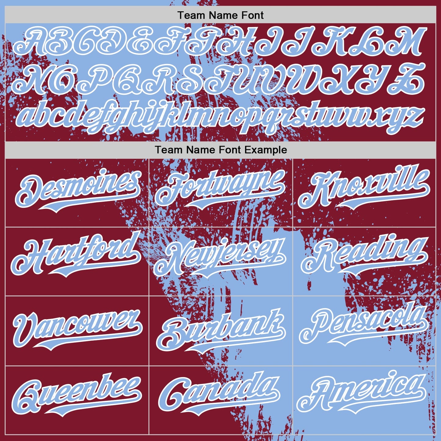 Custom Light Blue Crimson-White 3D Pattern Design Abstract Brush Stroke Authentic Baseball Jersey view 4