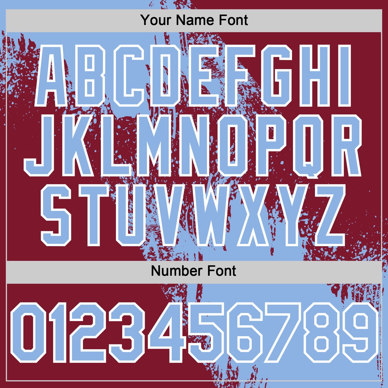 Custom Light Blue Crimson-White 3D Pattern Design Abstract Brush Stroke Authentic Baseball Jersey view 5