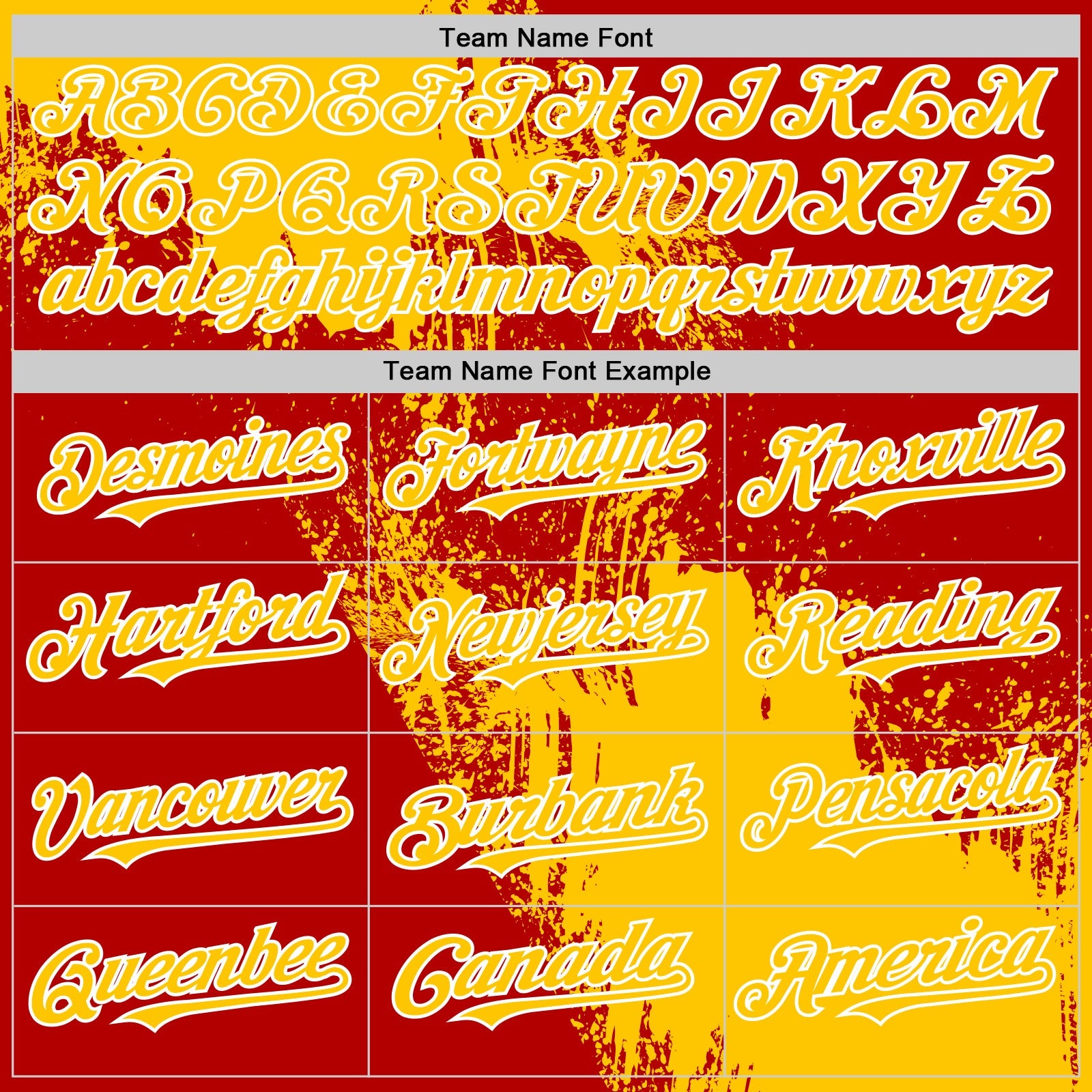 Custom Yellow Red-White 3D Pattern Design Abstract Brush Stroke Authentic Baseball Jersey view 4