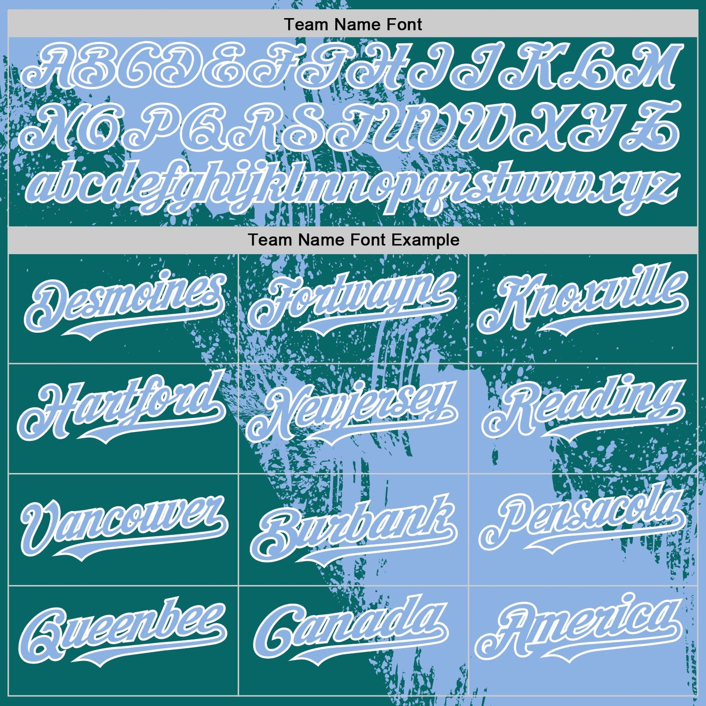 Custom Light Blue Teal-White 3D Pattern Design Abstract Brush Stroke Authentic Baseball Jersey view 4
