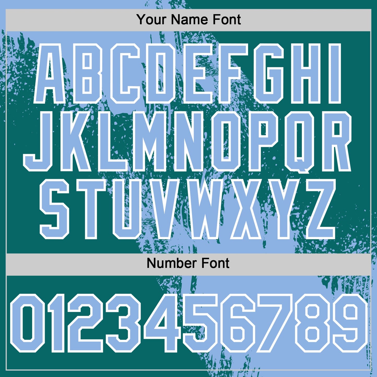 Custom Light Blue Teal-White 3D Pattern Design Abstract Brush Stroke Authentic Baseball Jersey view 5