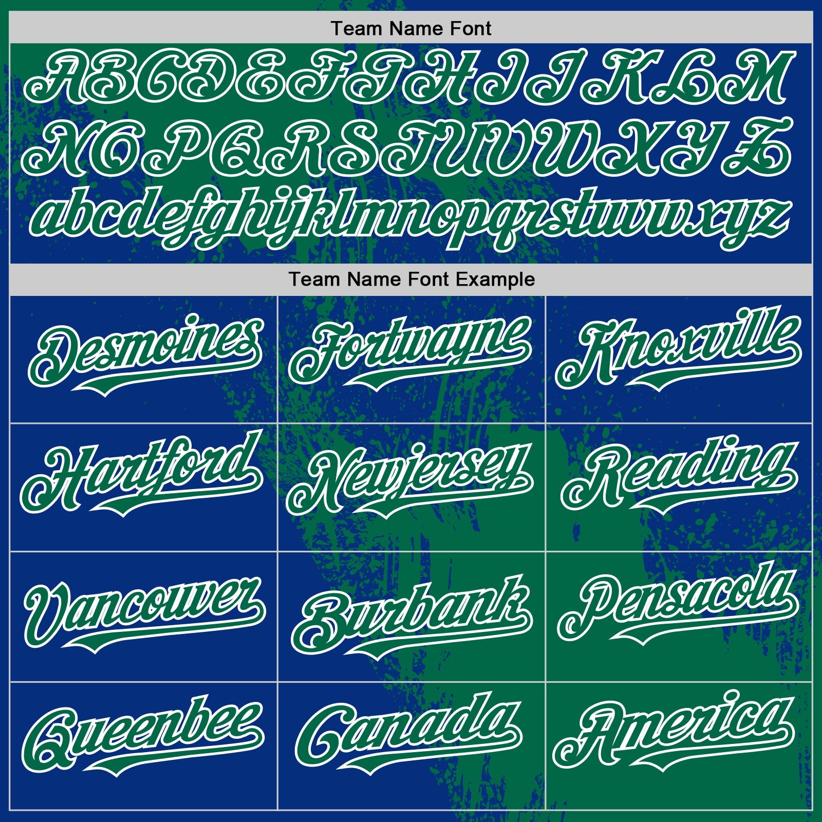 Custom Kelly Green Royal-White 3D Pattern Design Abstract Brush Stroke Authentic Baseball Jersey view 4
