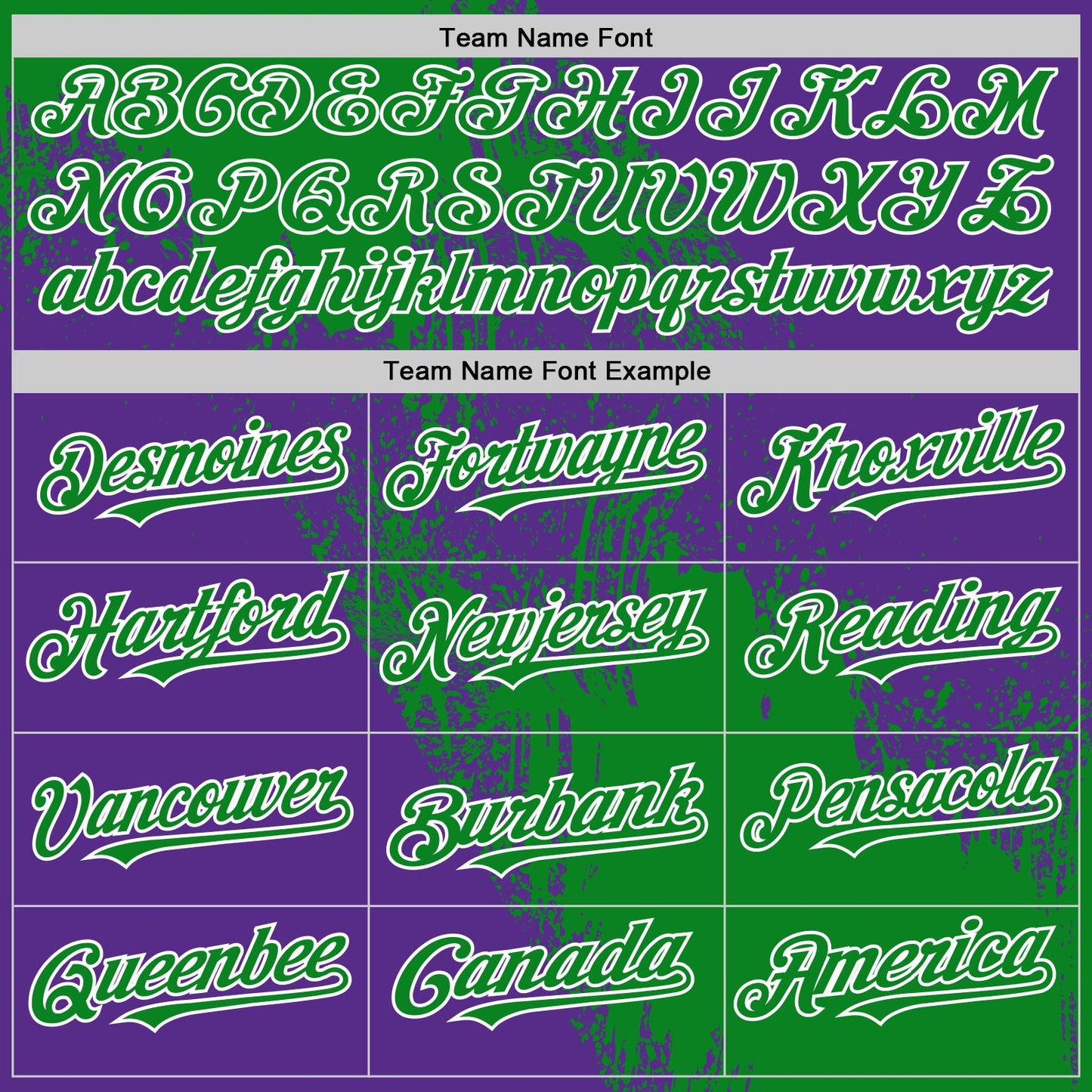 Custom Grass Green Purple-White 3D Pattern Design Abstract Brush Stroke Authentic Baseball Jersey view 4