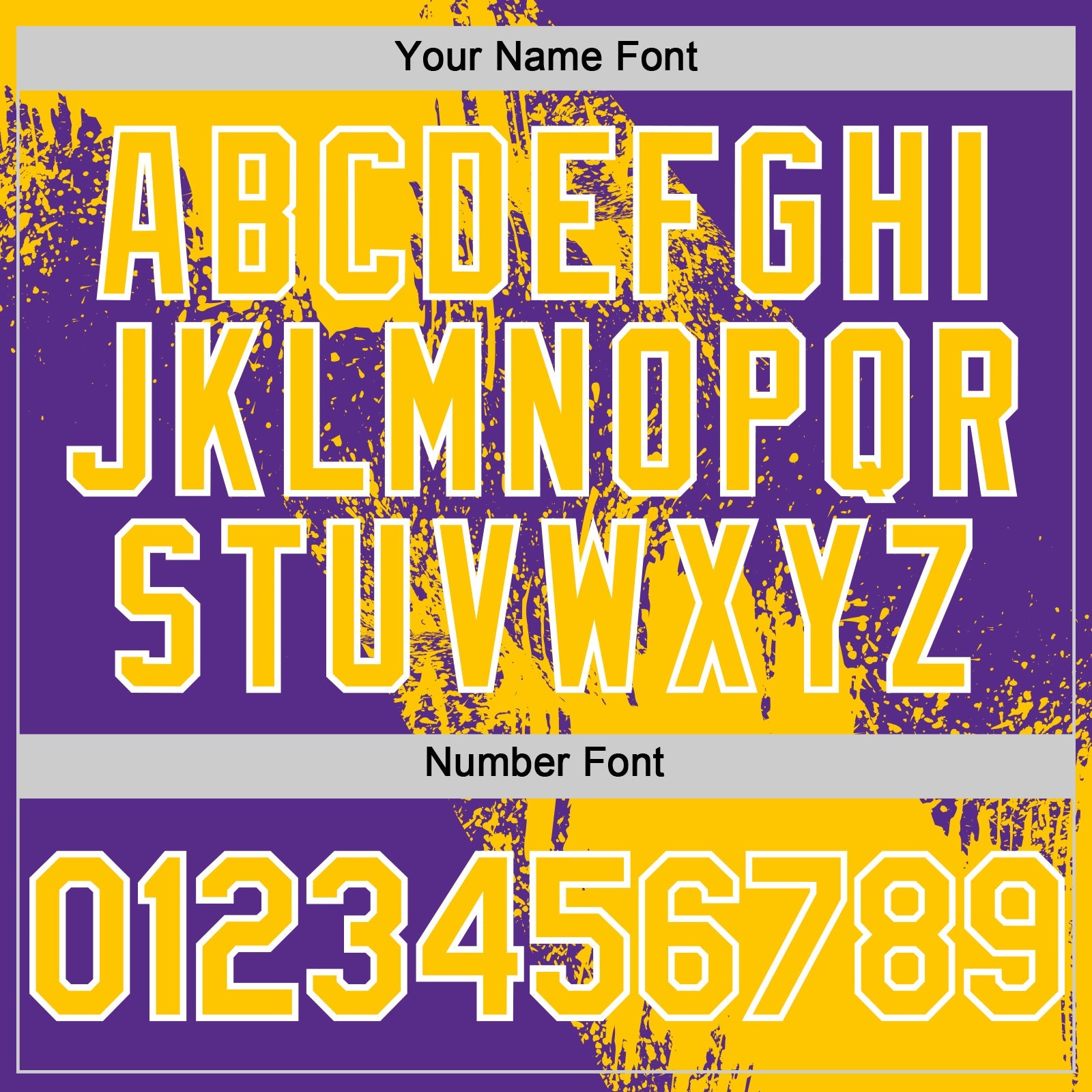 Custom Yellow Purple-White 3D Pattern Design Abstract Brush Stroke Authentic Baseball Jersey view 5