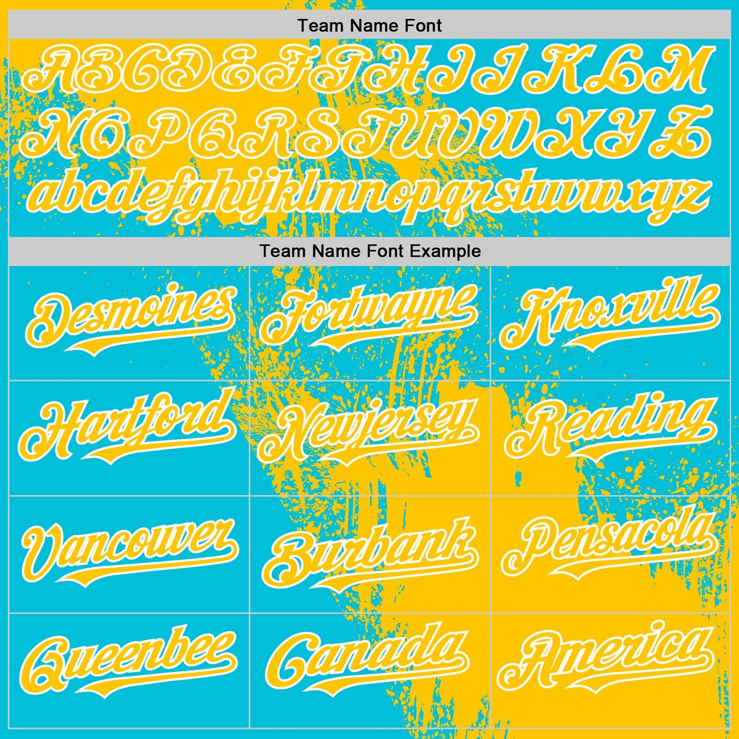 Custom Yellow Lakes Blue-White 3D Pattern Design Abstract Brush Stroke Authentic Baseball Jersey view 4
