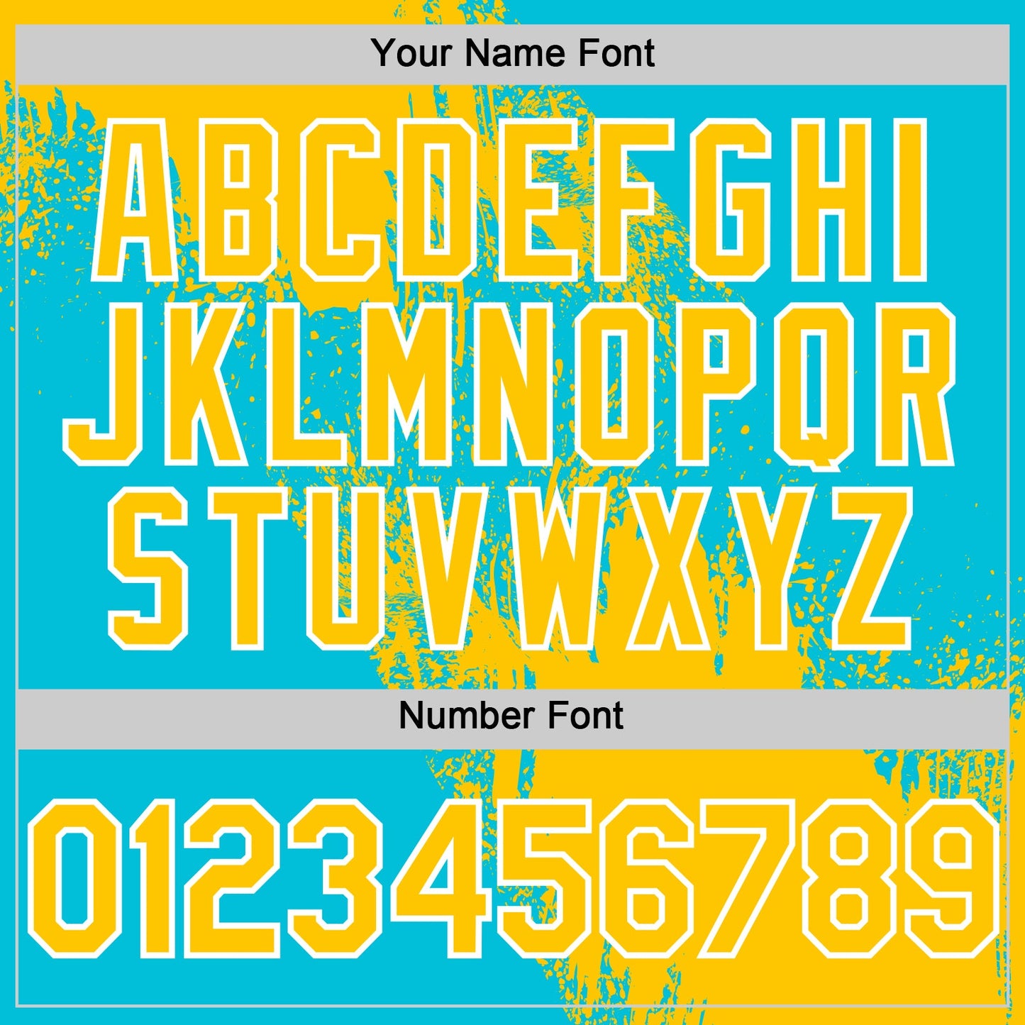 Custom Yellow Lakes Blue-White 3D Pattern Design Abstract Brush Stroke Authentic Baseball Jersey view 5