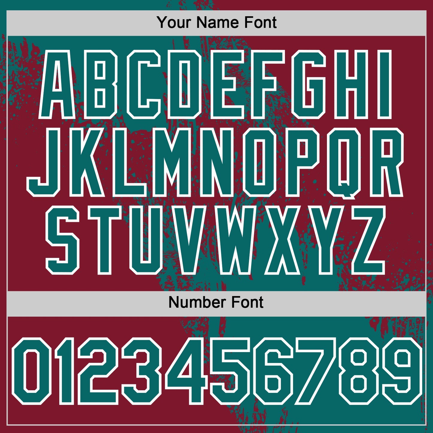 Custom Teal Crimson-White 3D Pattern Design Abstract Brush Stroke Authentic Baseball Jersey view 5