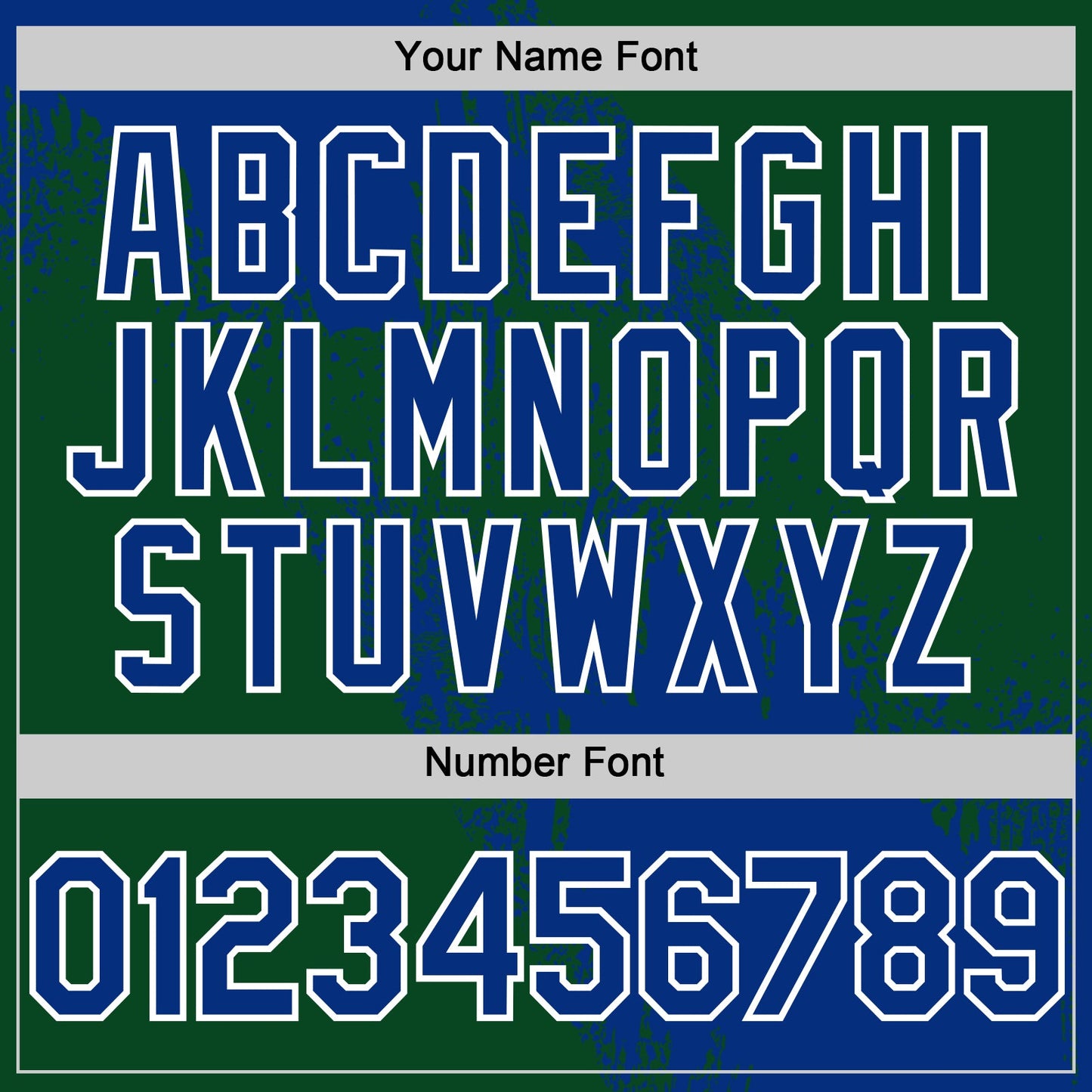Custom Royal Green-White 3D Pattern Design Abstract Brush Stroke Authentic Baseball Jersey view 5