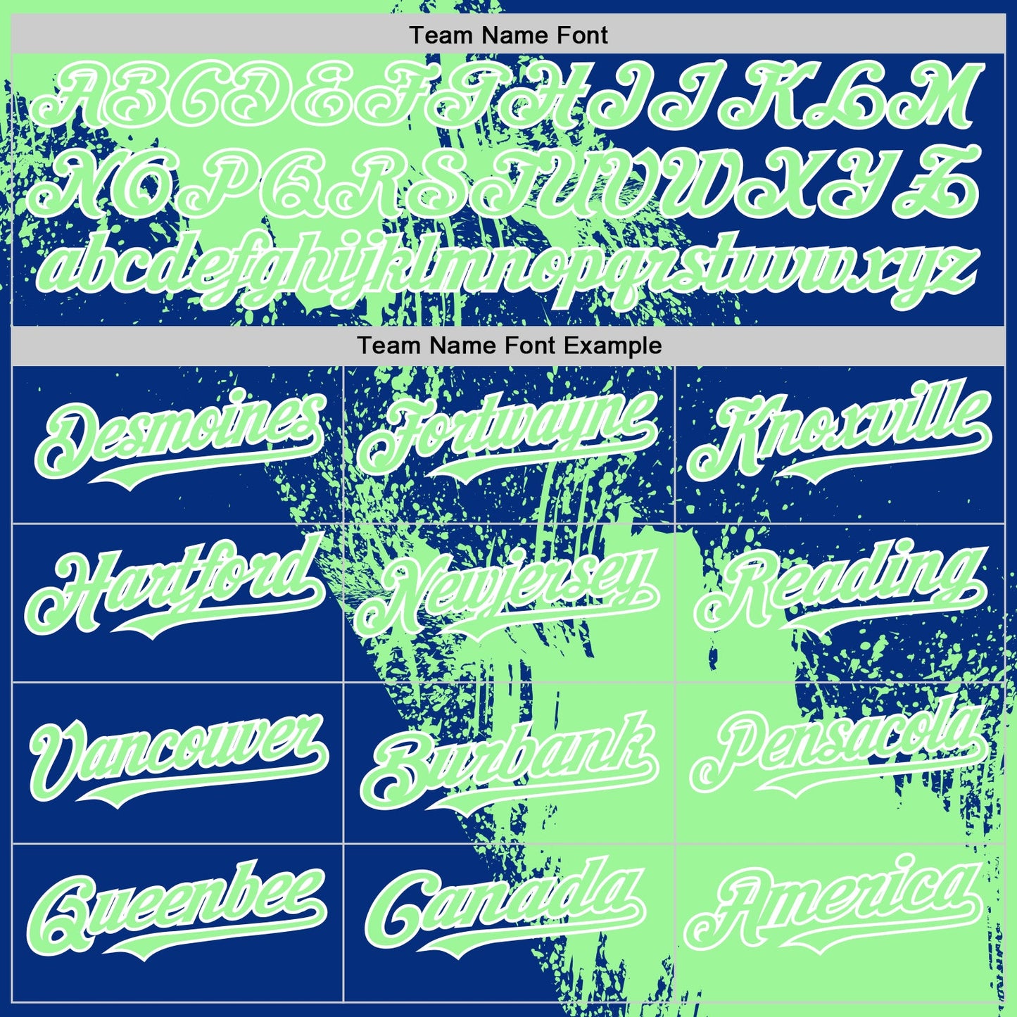 Custom Pea Green Royal-White 3D Pattern Design Abstract Brush Stroke Authentic Baseball Jersey view 4