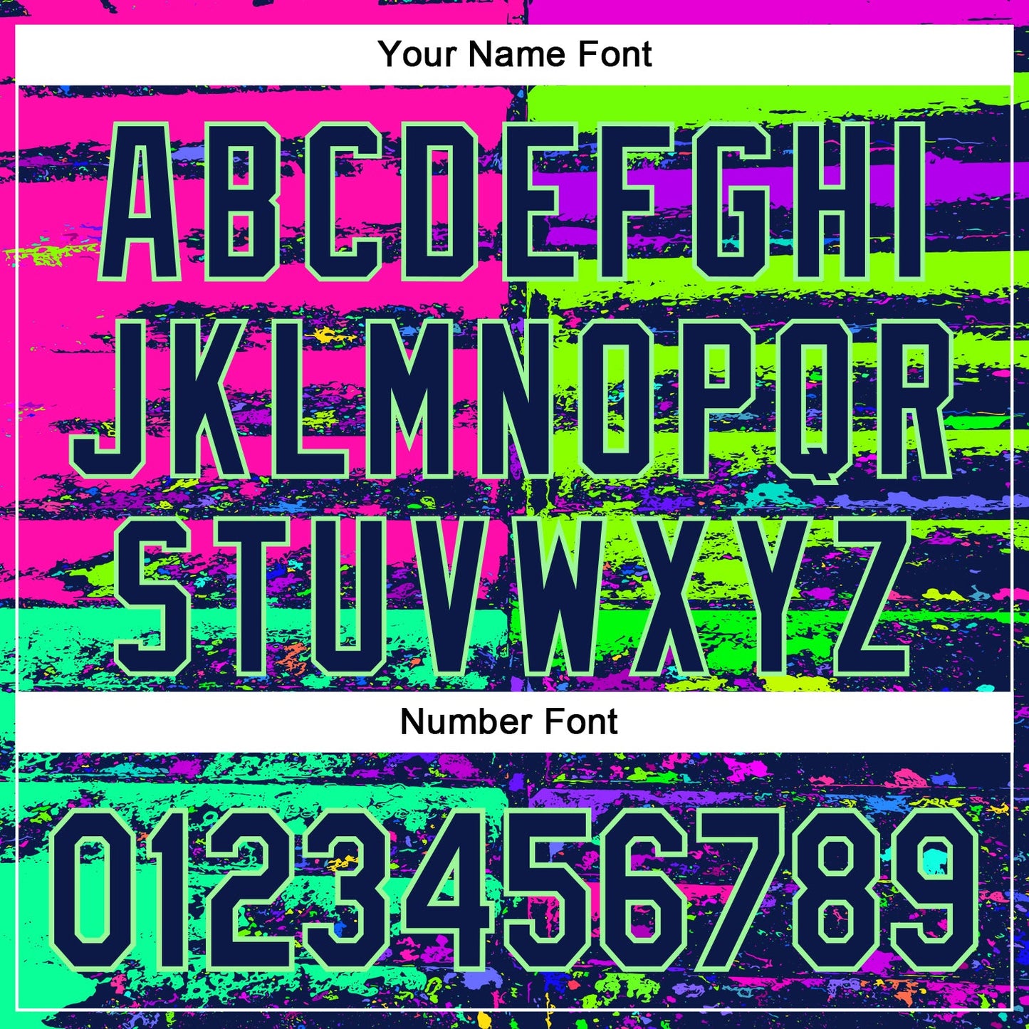 Custom Pink Navy-Pea Green 3D Pattern Design Rave Psychedelic Neon Fluid Art Authentic Baseball Jersey view 5