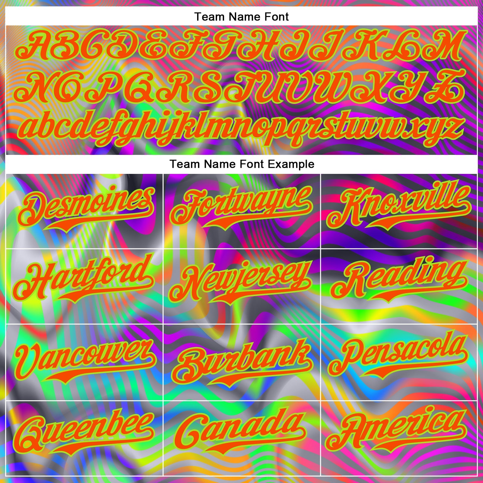 Custom Gray Orange-Neon Green 3D Pattern Design Rave Psychedelic Neon Fluid Art Authentic Baseball Jersey view 4