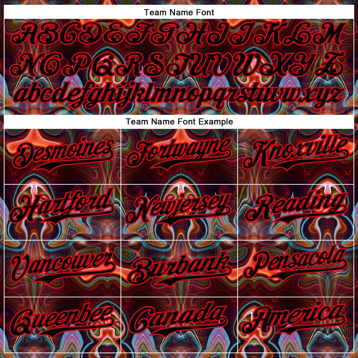 Custom Brown Black-Fire Red 3D Pattern Design Rave Psychedelic Fluid Art Authentic Baseball Jersey view 4
