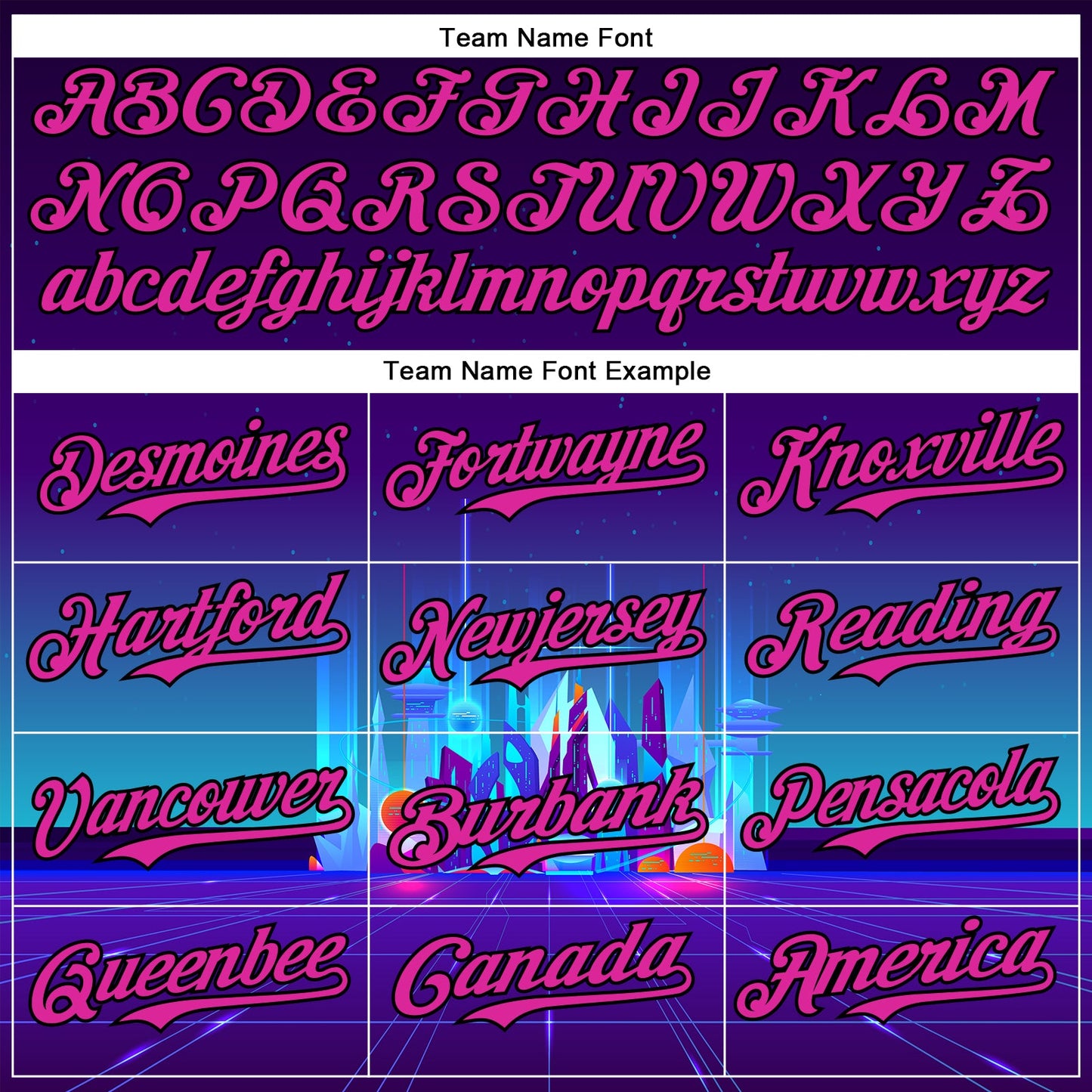 Custom Navy Deep Pink-Black 3D Pattern Design Rave Psychedelic Futuristic City Authentic Baseball Jersey view 4