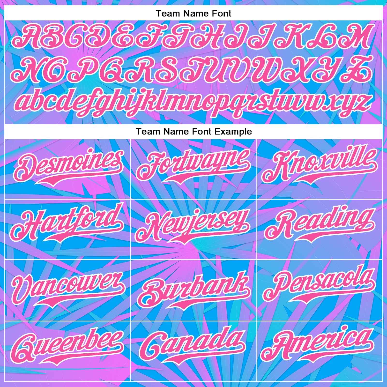 Custom Electric Blue Pink-White 3D Pattern Design Rave Psychedelic Tropical Palm Leaves Authentic Baseball Jersey view 4