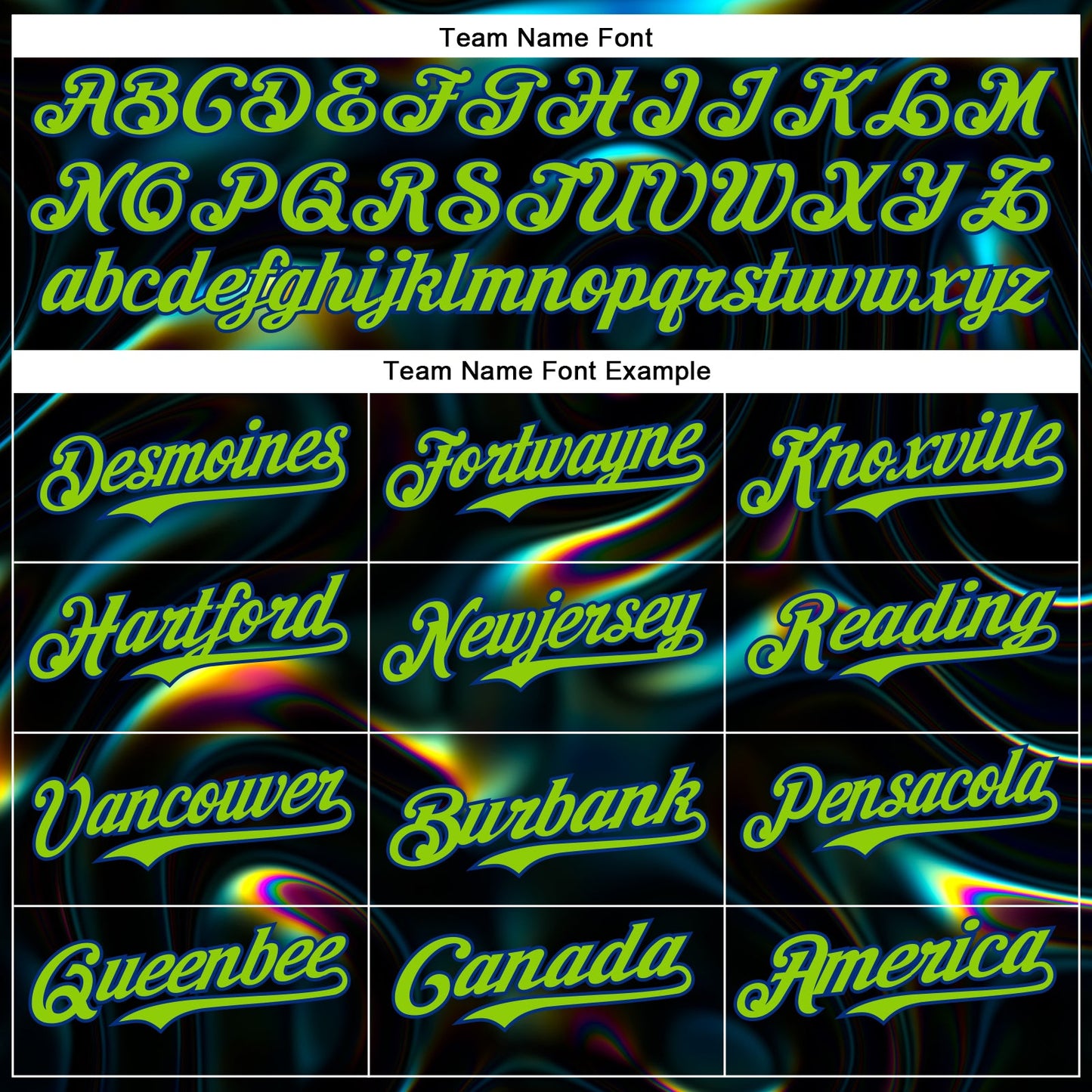 Custom Black Neon Green-Royal 3D Pattern Design Rave Psychedelic Holographic Vaporwave Style Authentic Baseball Jersey view 4