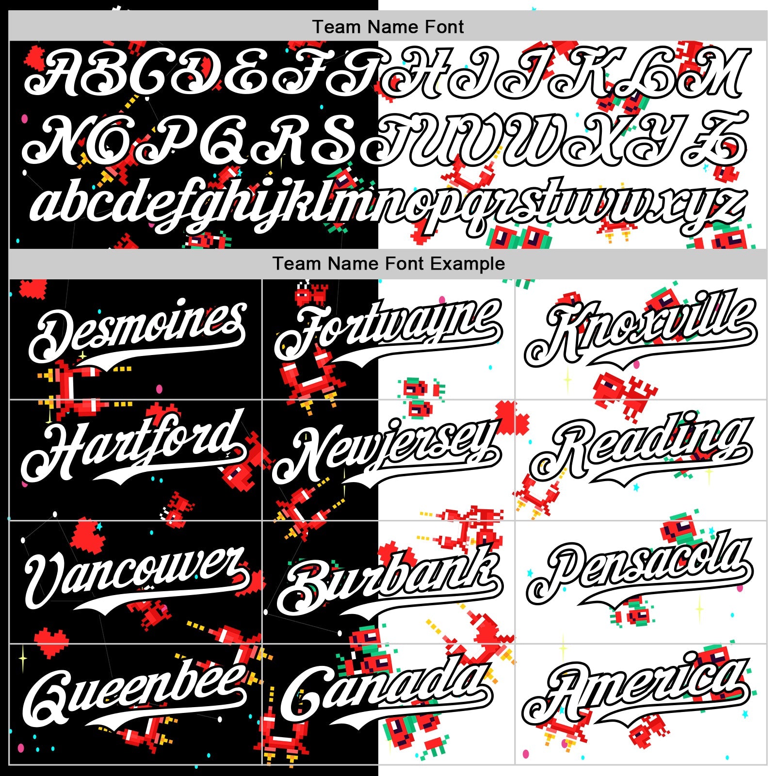 Custom Black White 3D Pattern Design Retro Pixel Arcade Game Authentic Baseball Jersey view 4