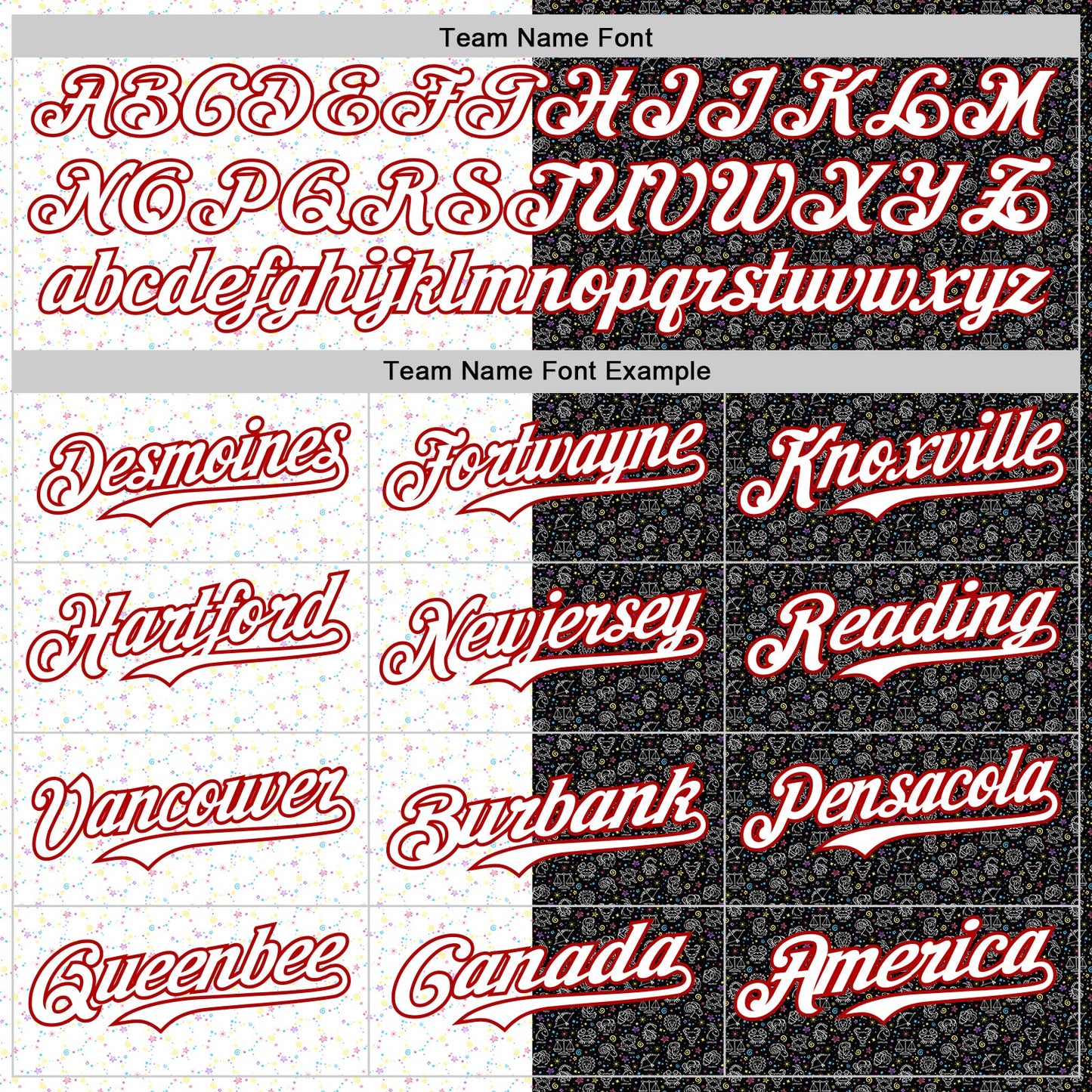 Custom Black White-Red 3D Pattern Design Constellation Space Galaxy Star Authentic Baseball Jersey view 4