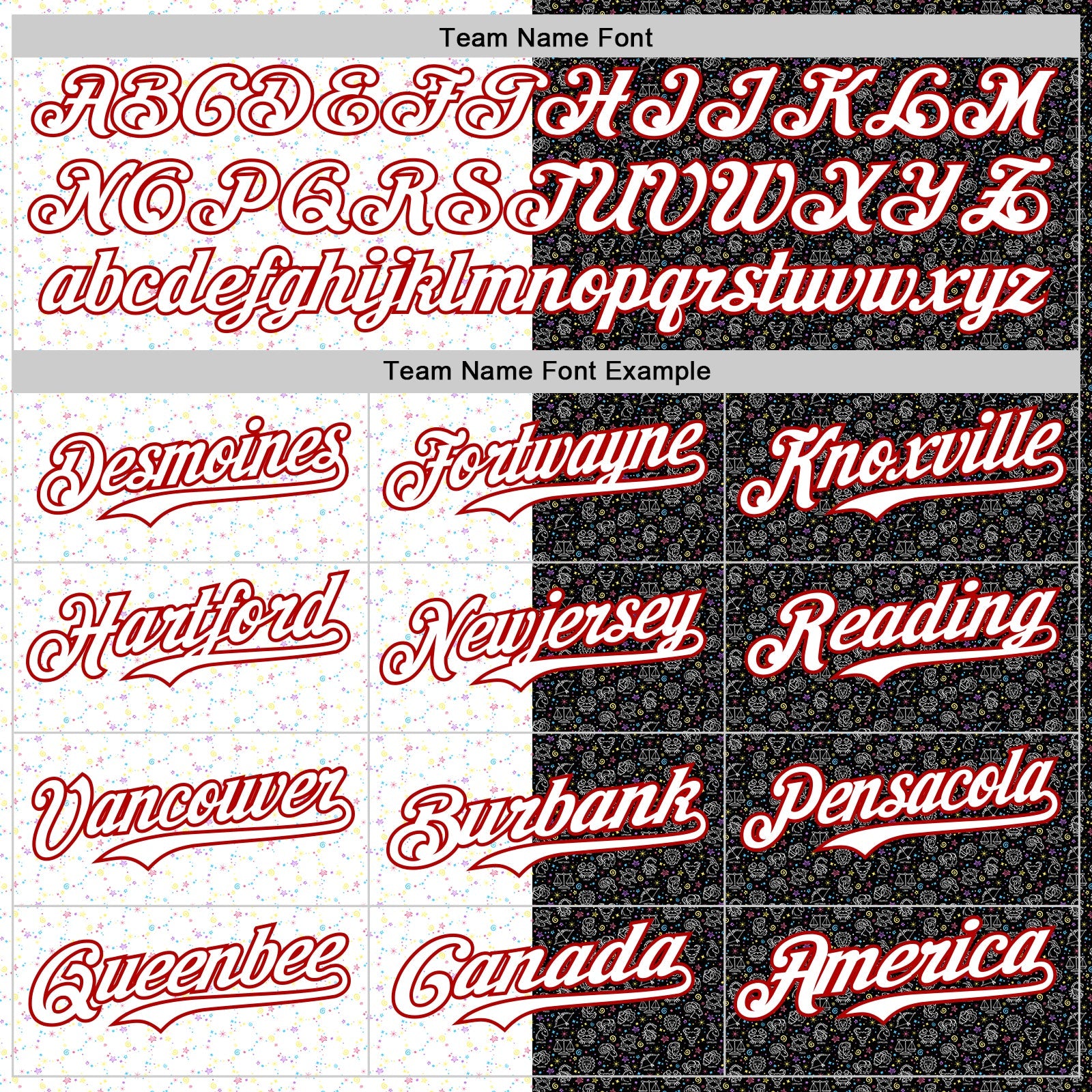 Custom Black White-Red 3D Pattern Design Constellation Space Galaxy Star Authentic Baseball Jersey view 4