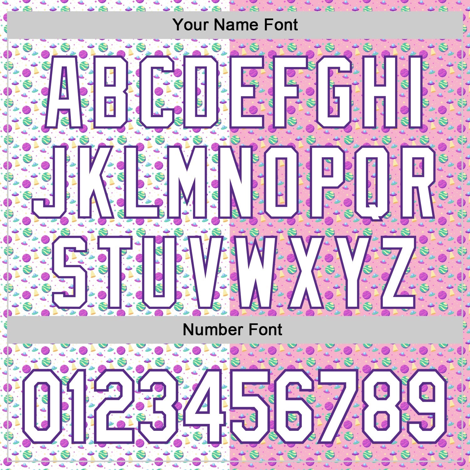 Custom Light Pink White-Purple 3D Pattern Design Pixel Universe Authentic Baseball Jersey view 5