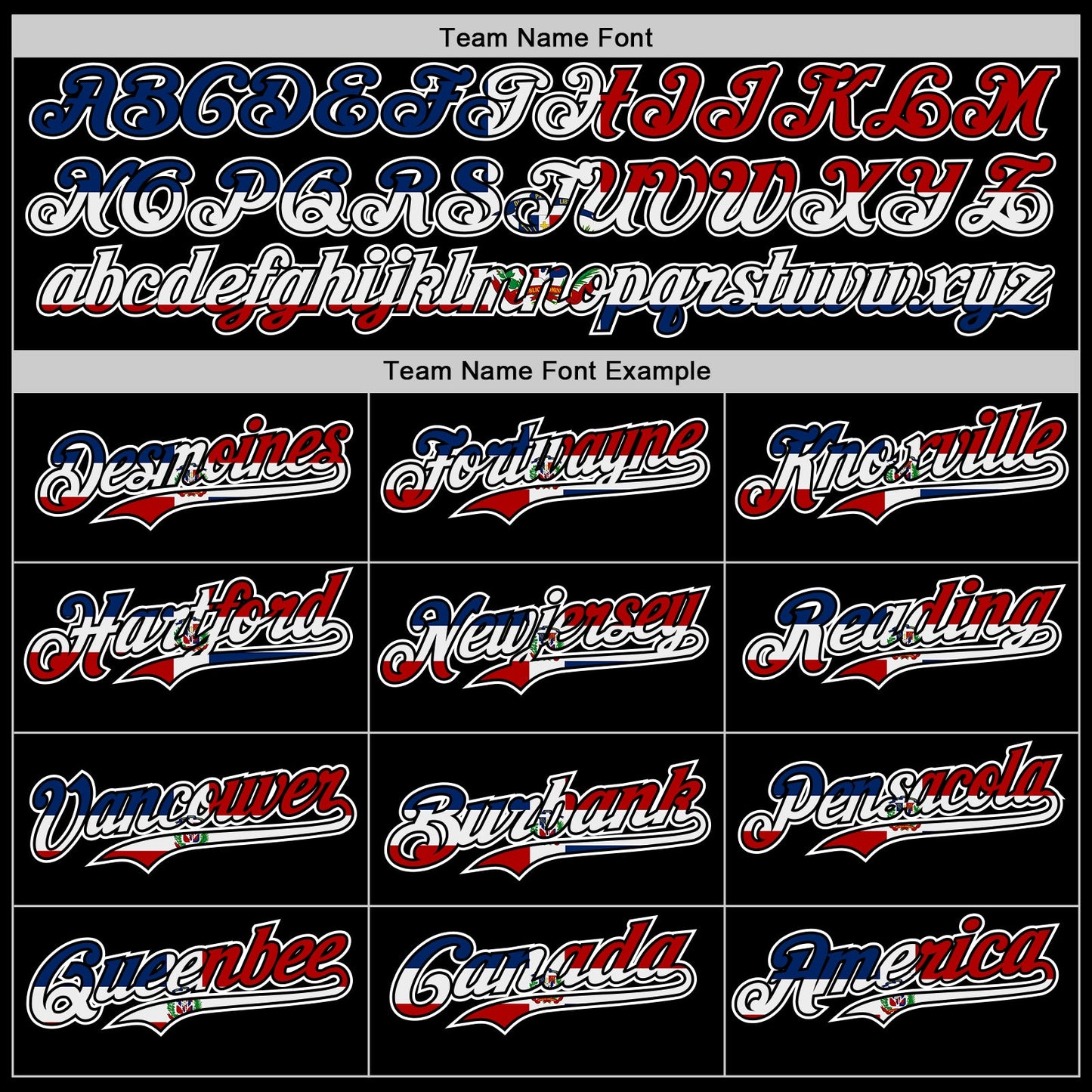 Custom Black Red White-Dominican Republic Flag 3D Dominican Republic Authentic Baseball Jersey view 4