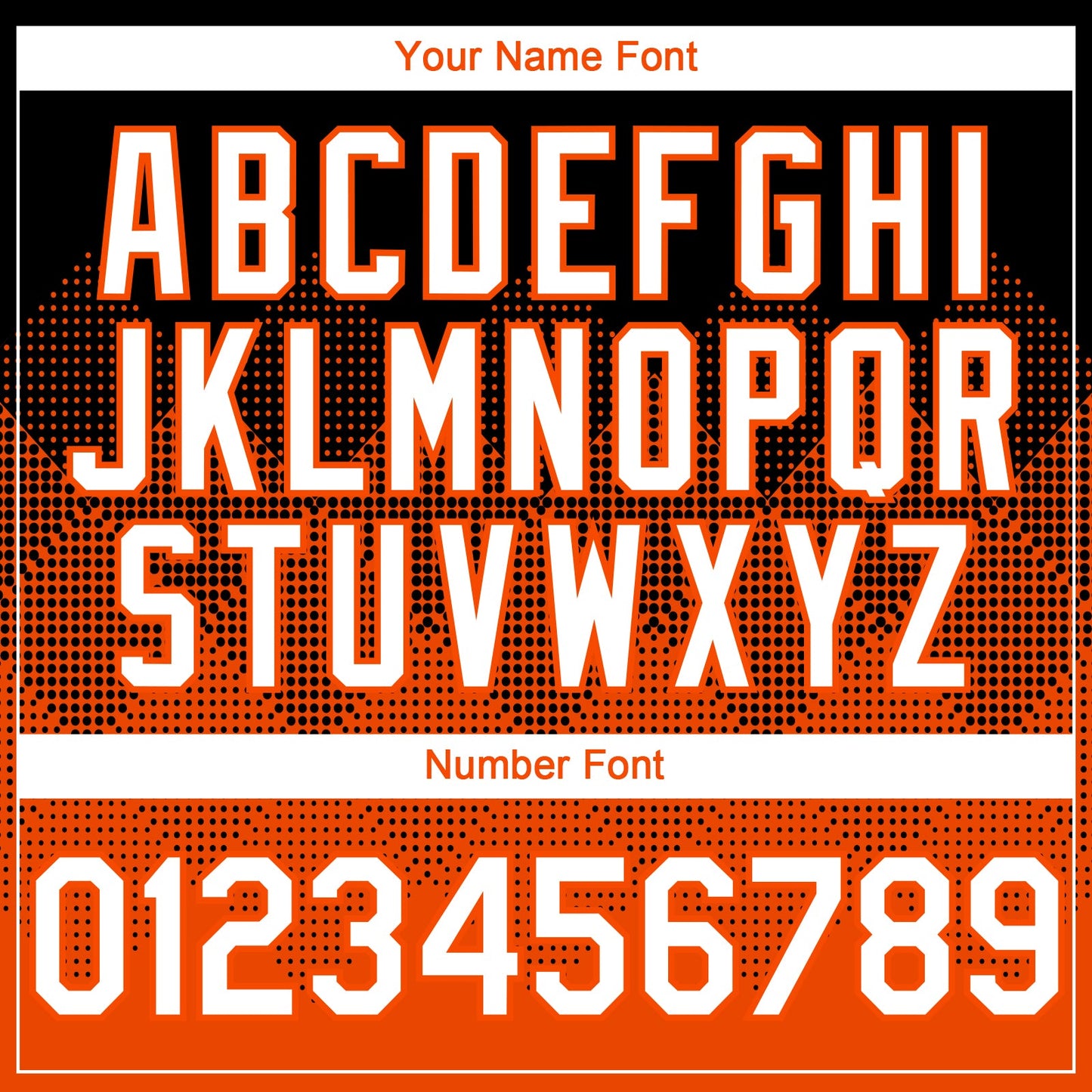 Custom Black White-Orange 3D Gradient Square Shape Authentic Baseball Jersey view 5