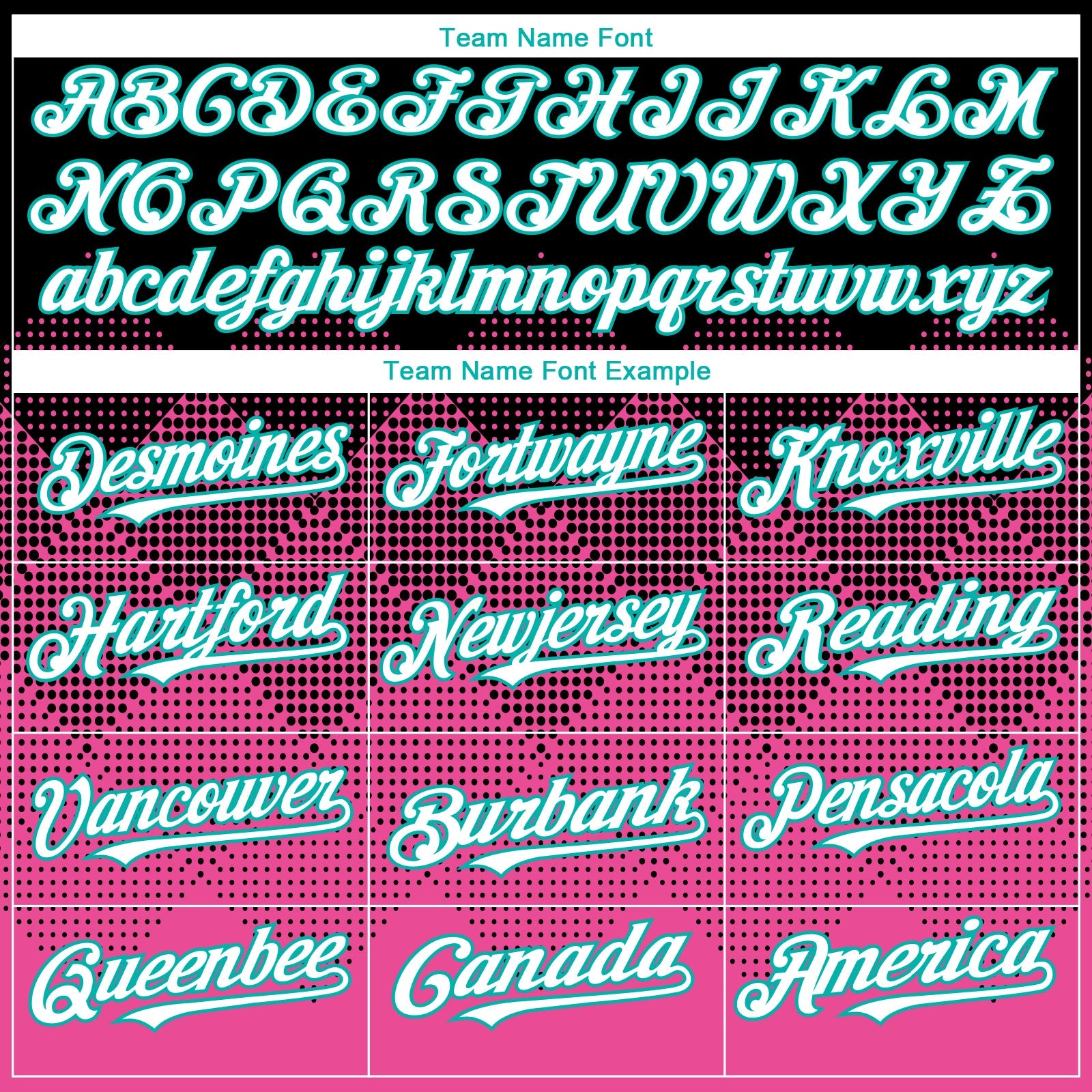 Custom Black White Pink-Aqua 3D Gradient Square Shape Authentic Baseball Jersey view 4