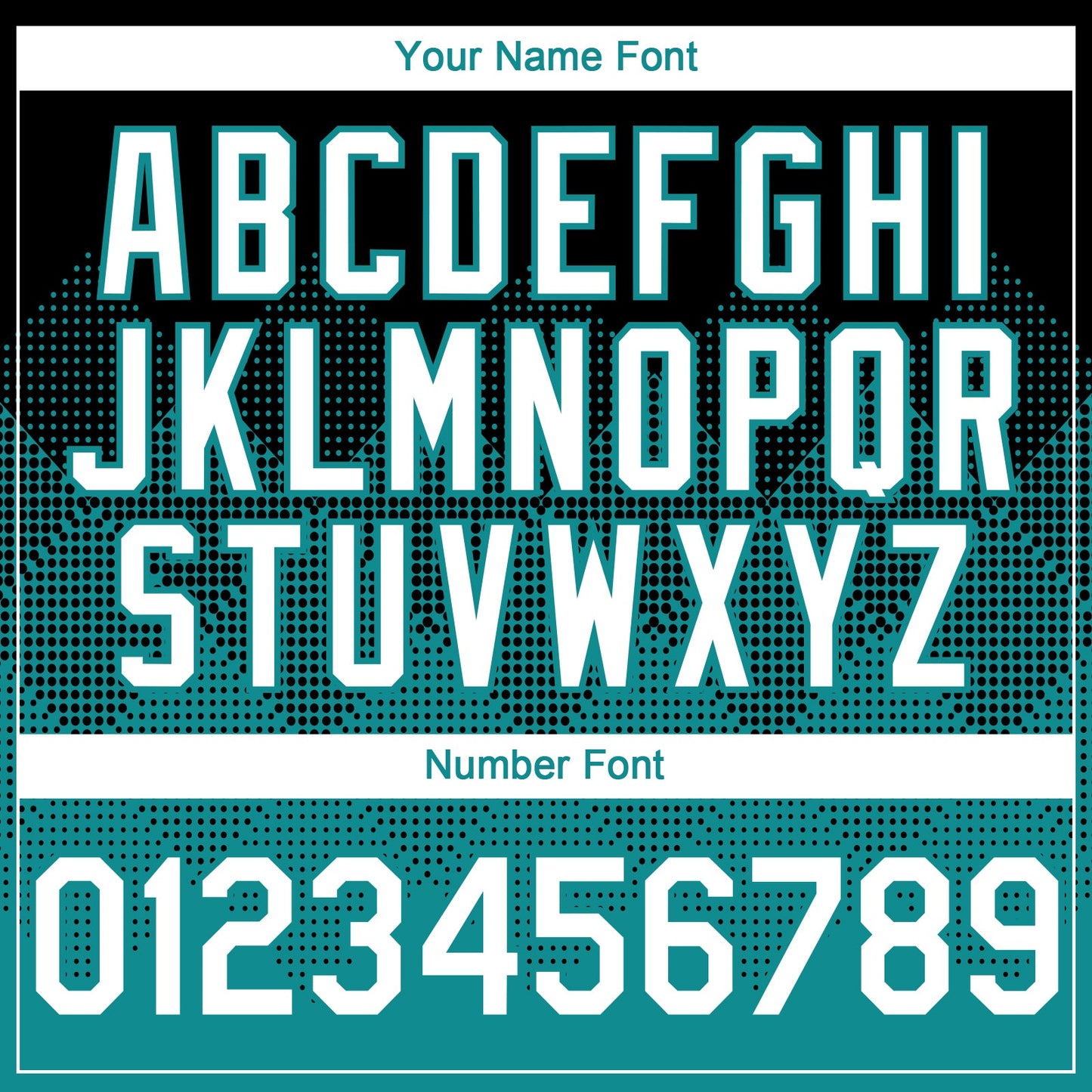 Custom Black White-Teal 3D Gradient Square Shape Authentic Baseball Jersey view 5