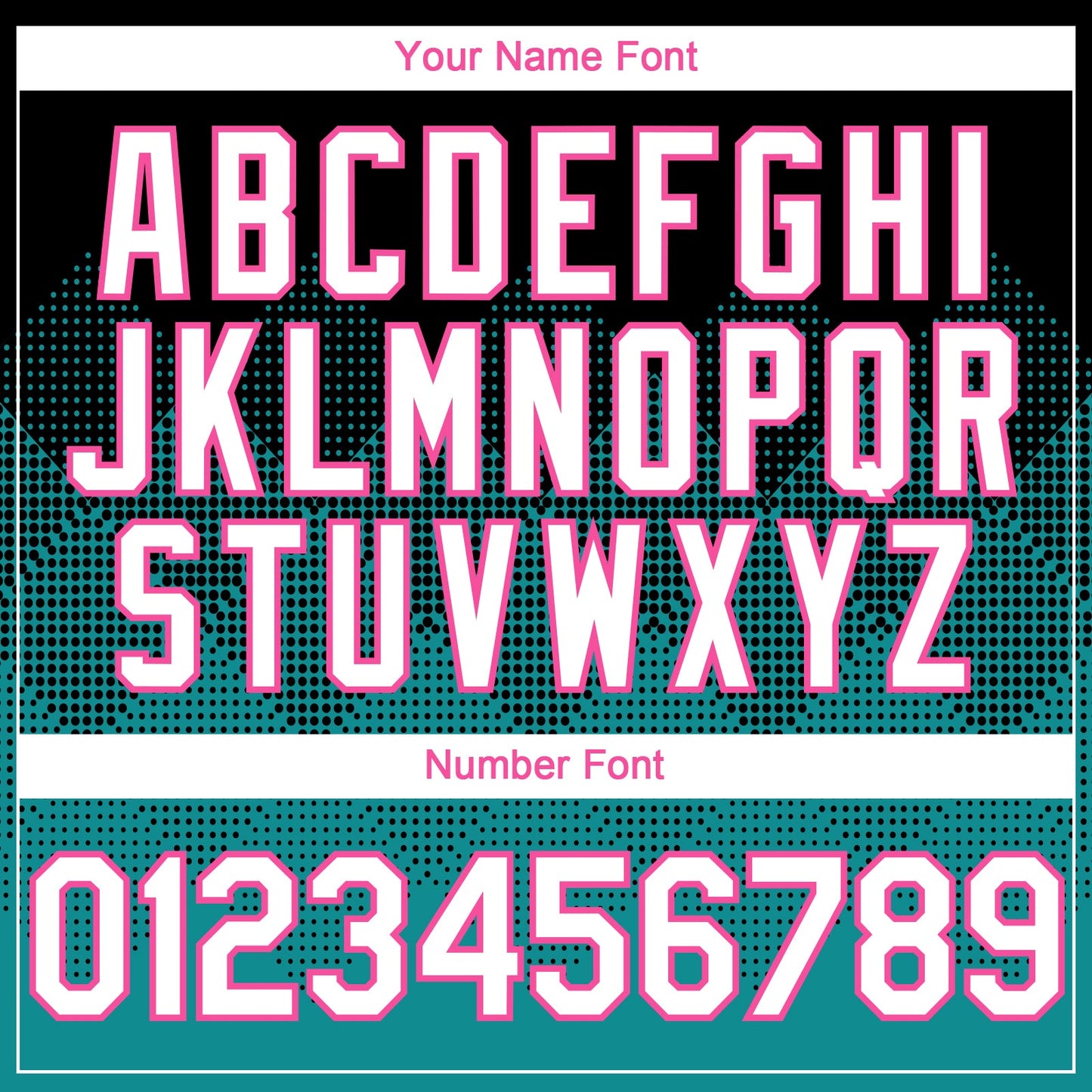 Custom Black White Teal-Pink 3D Gradient Square Shape Authentic Baseball Jersey view 5