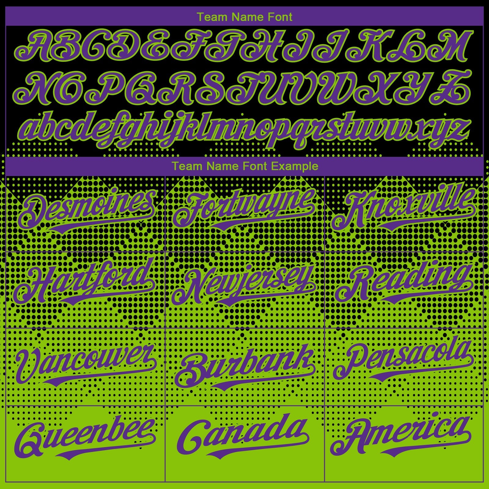 Custom Black Purple-Neon Green 3D Gradient Square Shape Authentic Baseball Jersey view 4