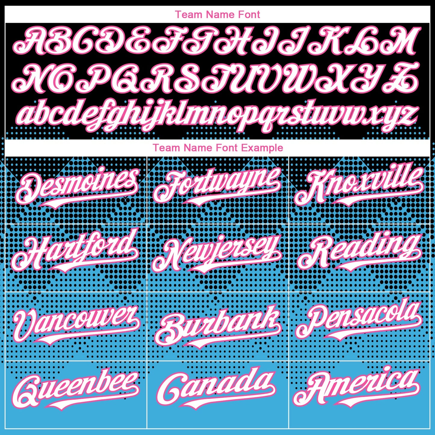 Custom Black White Sky Blue-Pink 3D Gradient Square Shape Authentic Baseball Jersey view 4