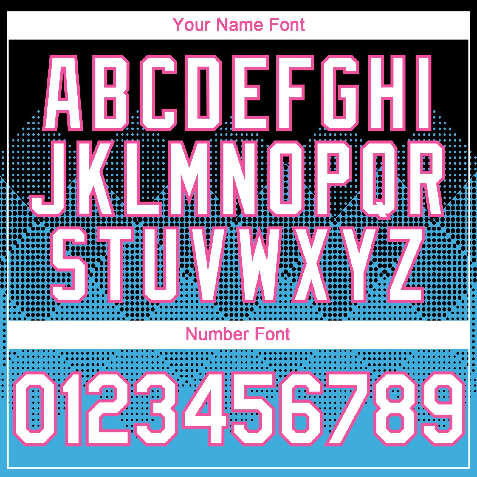Custom Black White Sky Blue-Pink 3D Gradient Square Shape Authentic Baseball Jersey view 5