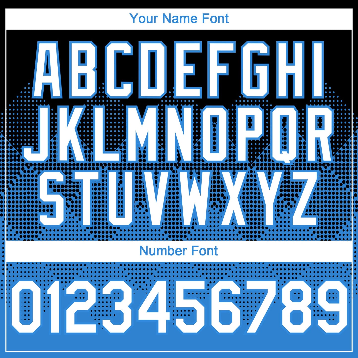 Custom Black White-Electric Blue 3D Gradient Square Shape Authentic Baseball Jersey view 5