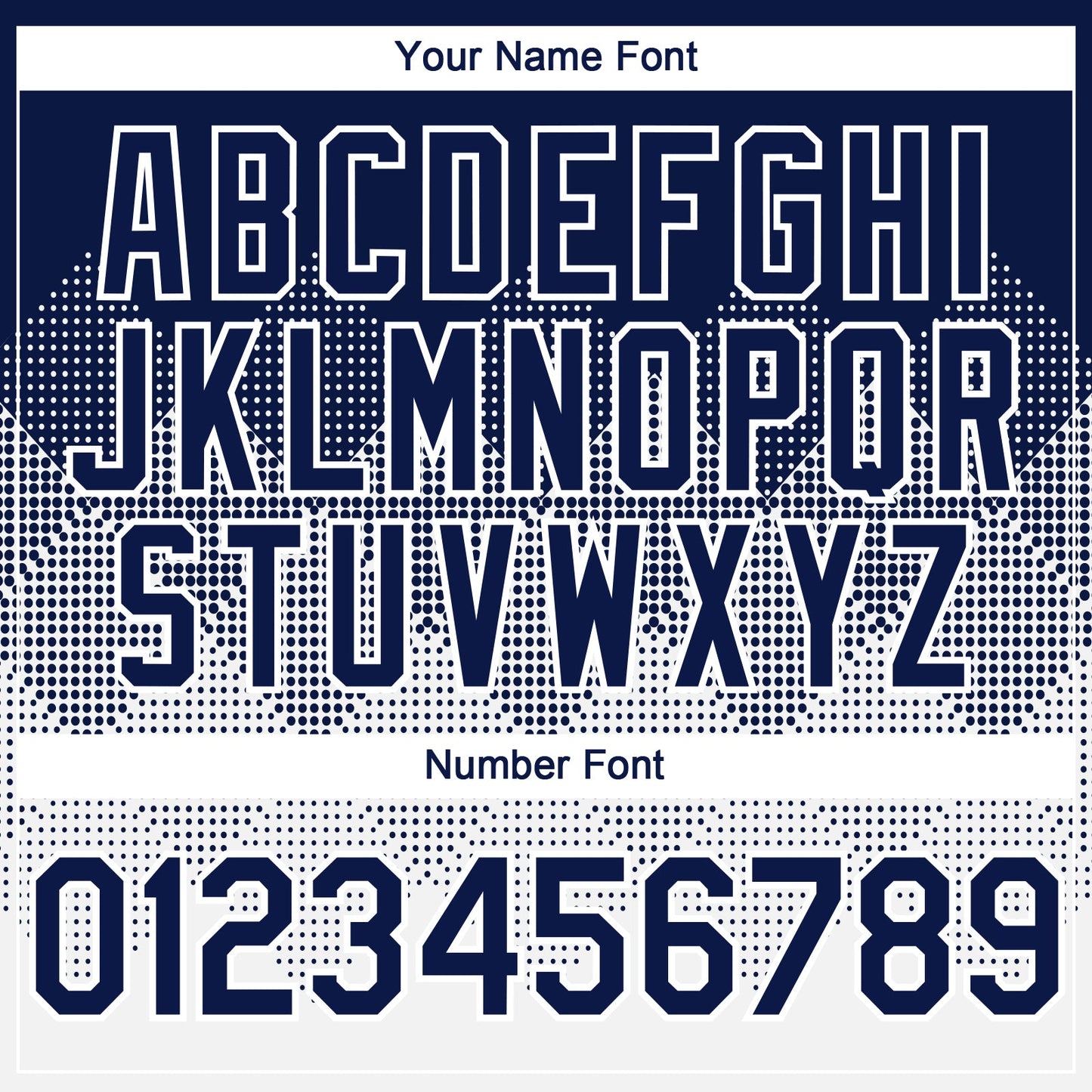 Custom Navy White 3D Gradient Square Shape Authentic Baseball Jersey view 5