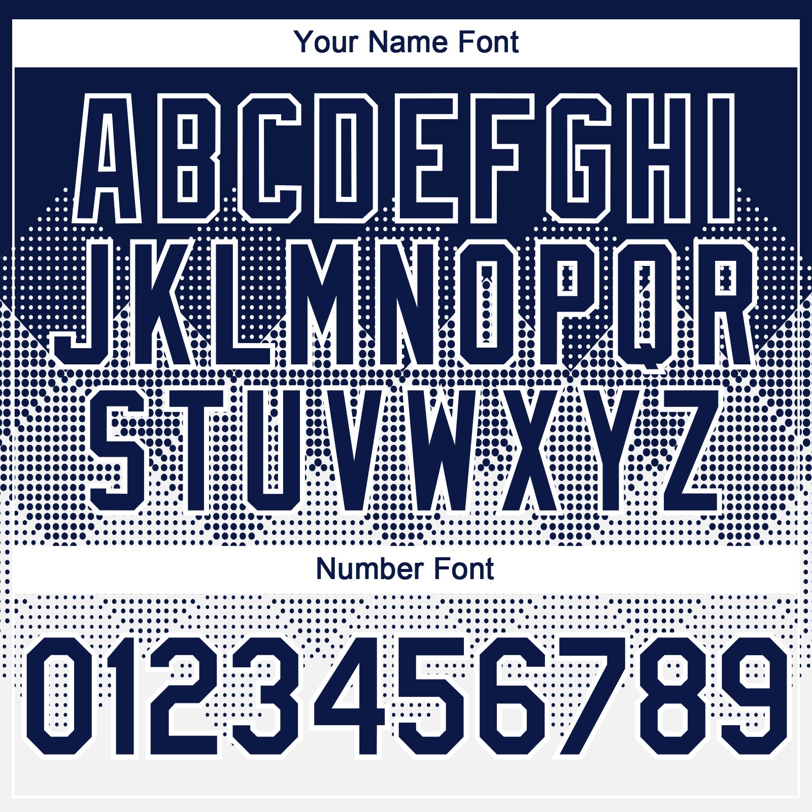 Custom Navy White 3D Gradient Square Shape Authentic Baseball Jersey view 5