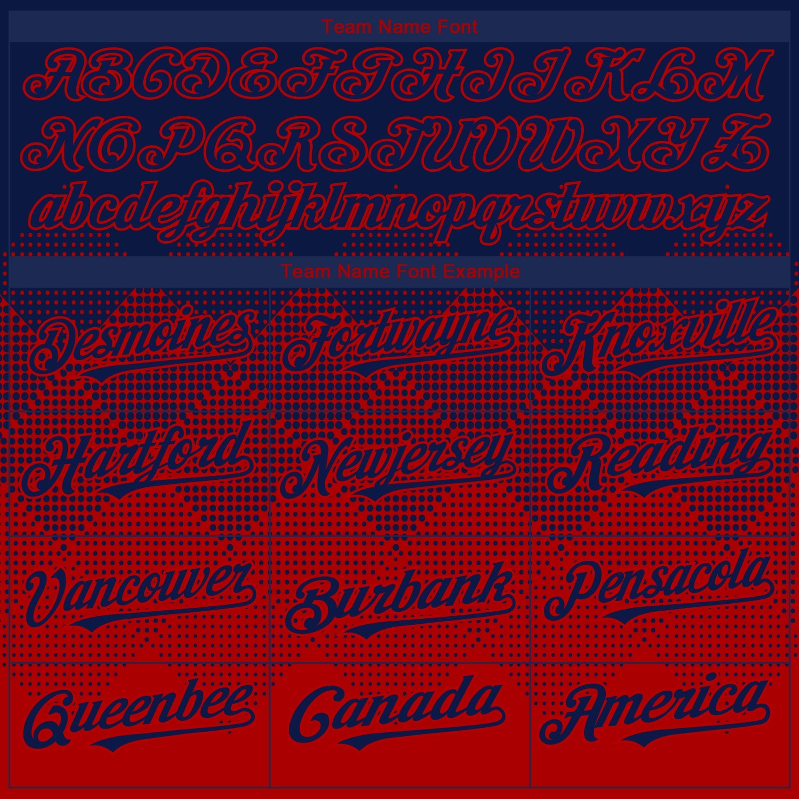 Custom Navy Red 3D Gradient Square Shape Authentic Baseball Jersey view 4