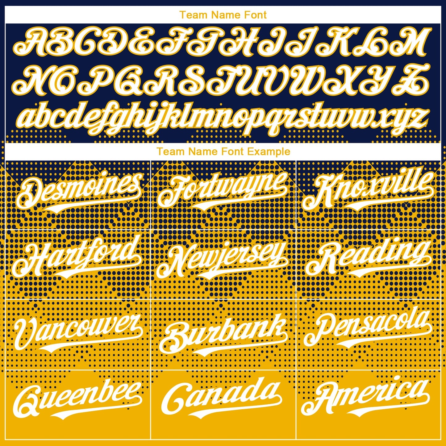 Custom Navy White-Gold 3D Gradient Square Shape Authentic Baseball Jersey view 4