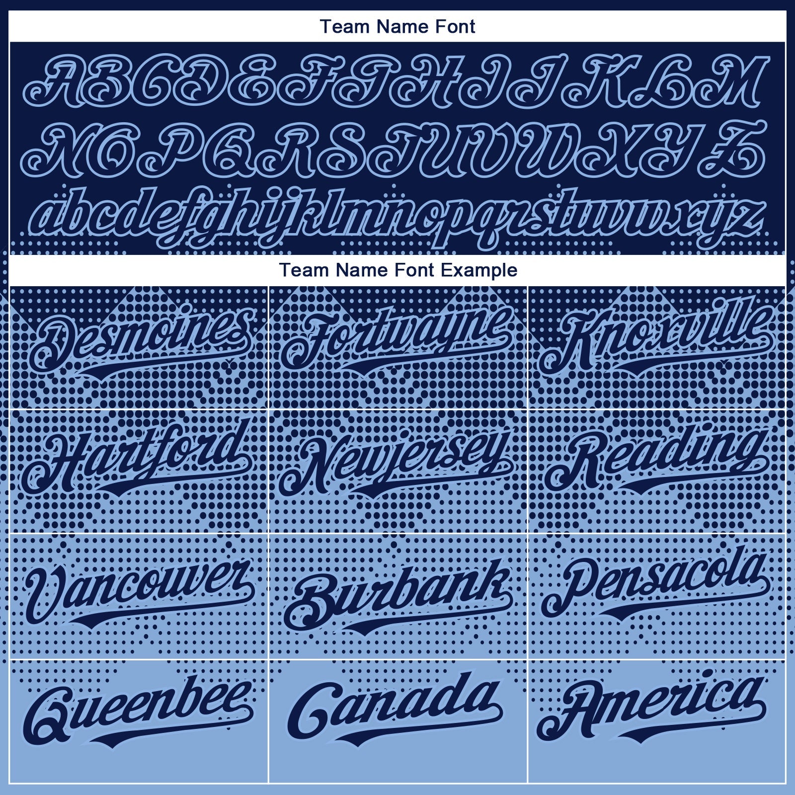Custom Navy Light Blue 3D Gradient Square Shape Authentic Baseball Jersey view 4
