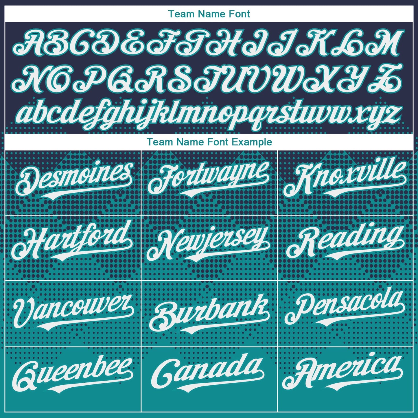 Custom Navy White-Teal 3D Gradient Square Shape Authentic Baseball Jersey view 4
