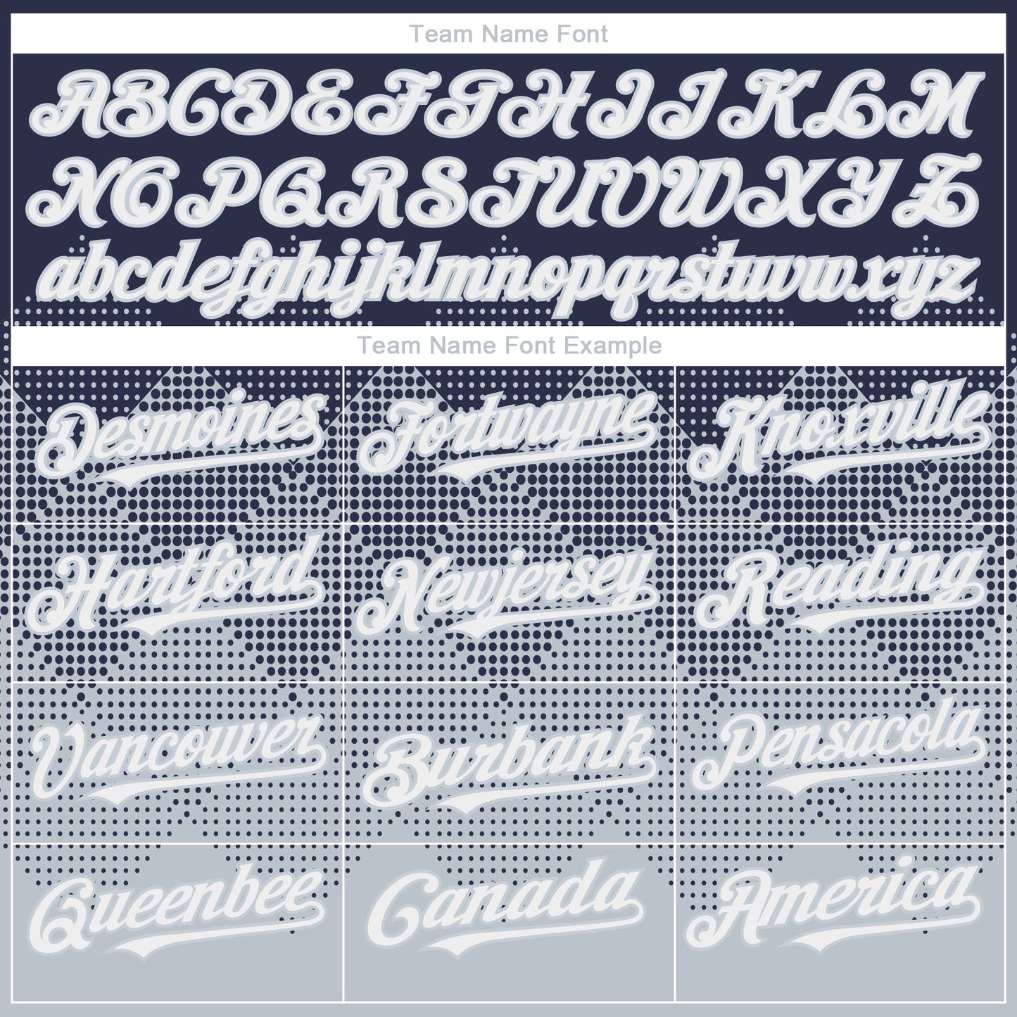 Custom Navy White-Silver 3D Gradient Square Shape Authentic Baseball Jersey view 4