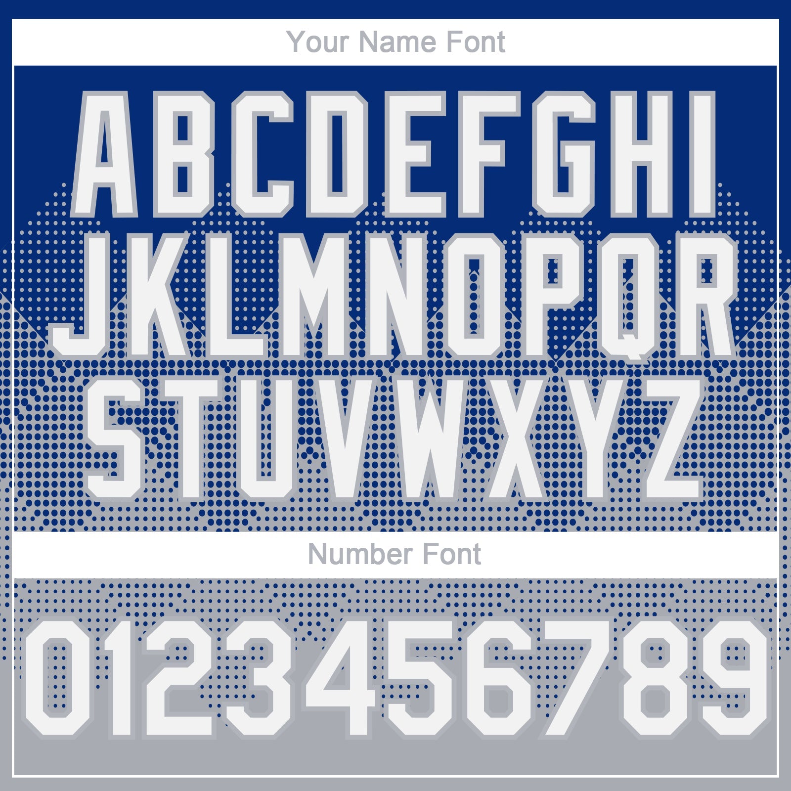 Custom Royal White-Gray 3D Gradient Square Shape Authentic Baseball Jersey view 5
