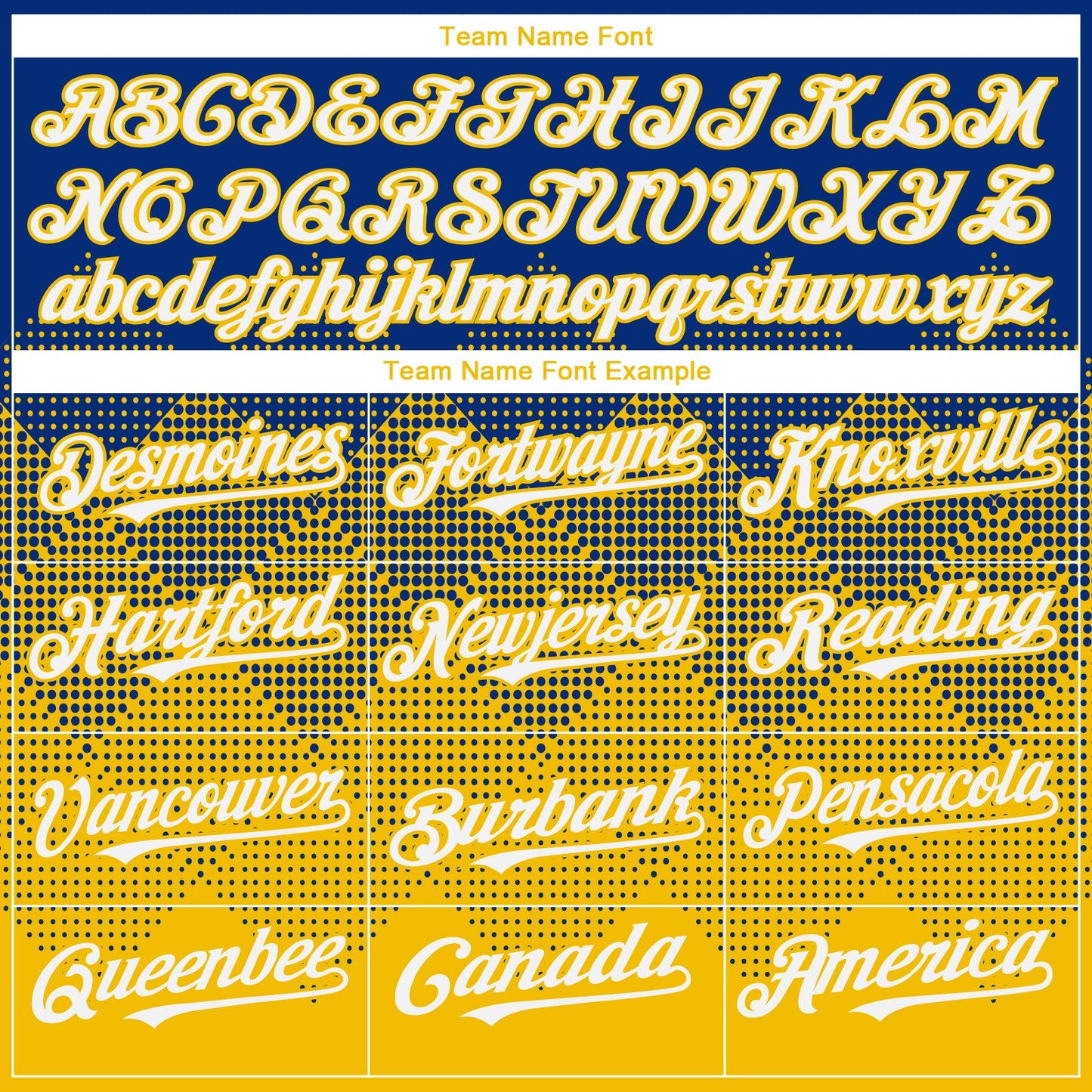 Custom Royal White-Yellow 3D Gradient Square Shape Authentic Baseball Jersey view 4